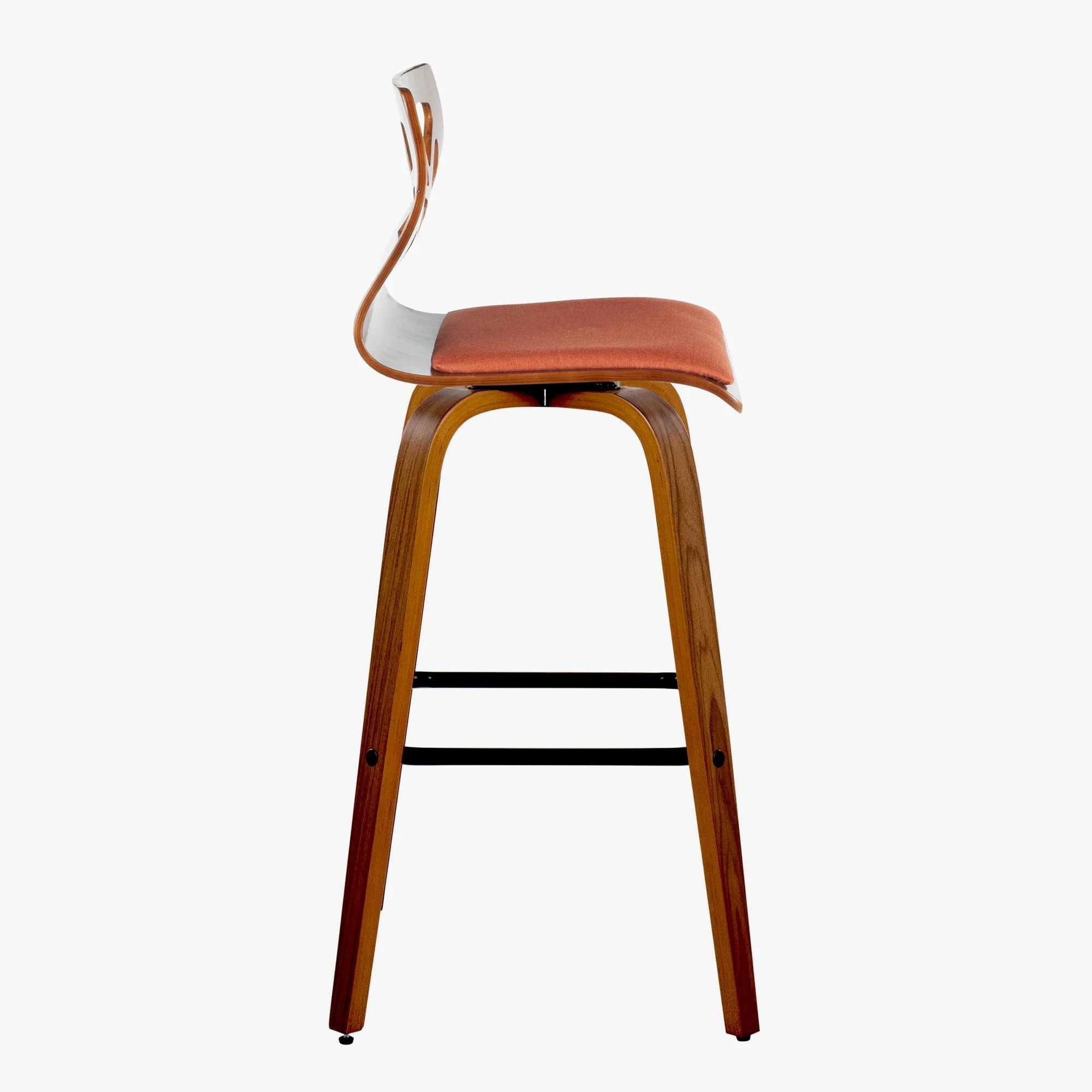 Folia 30" Fixed-Height Barstool - Set of 2 By LumiSource - B30-FOLIAFB-GRTZQ2 LGYLGYLGY2 - Image 17