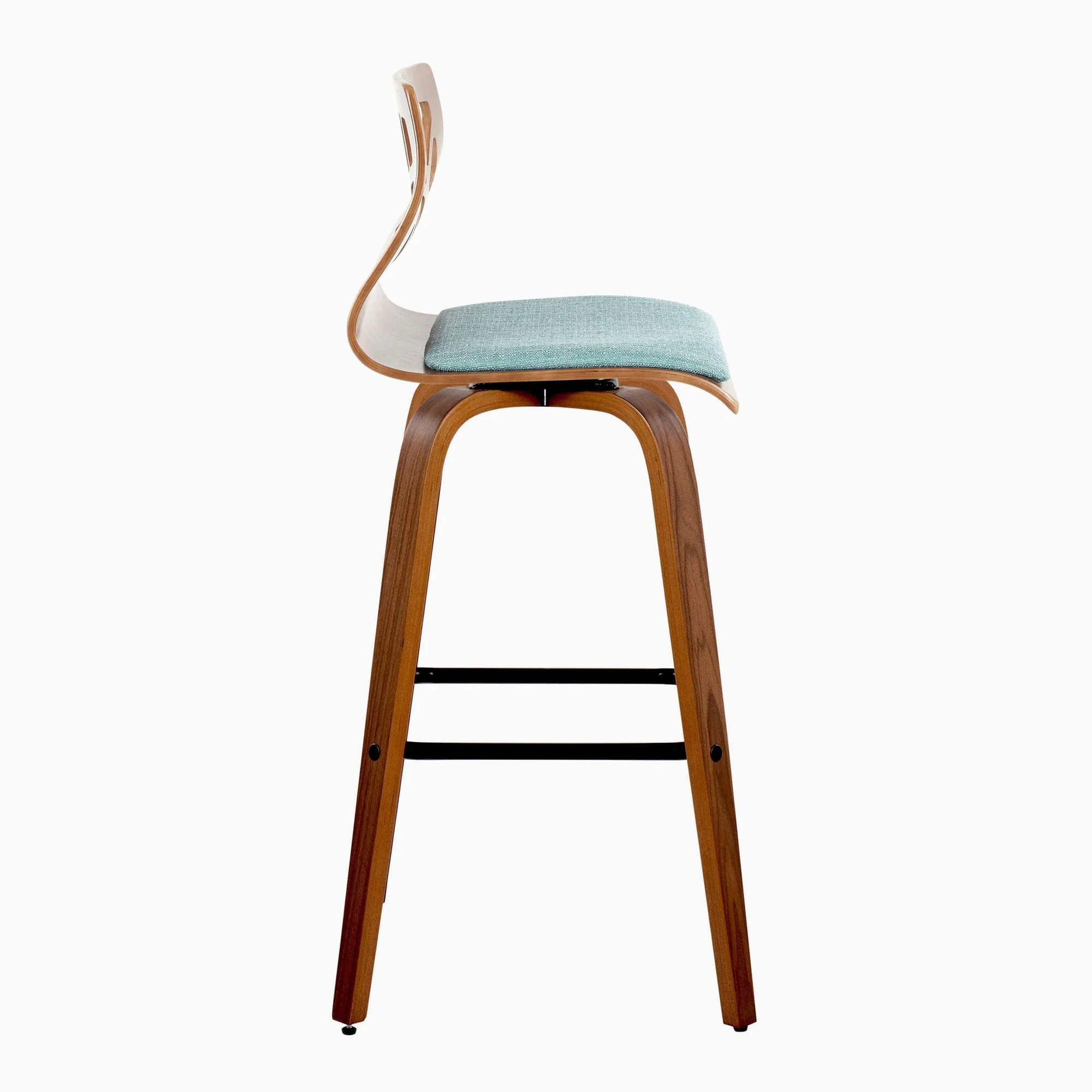 Folia 30" Fixed-Height Barstool - Set of 2 By LumiSource - B30-FOLIAFB-GRTZQ2 LGYLGYLGY2 - Image 28