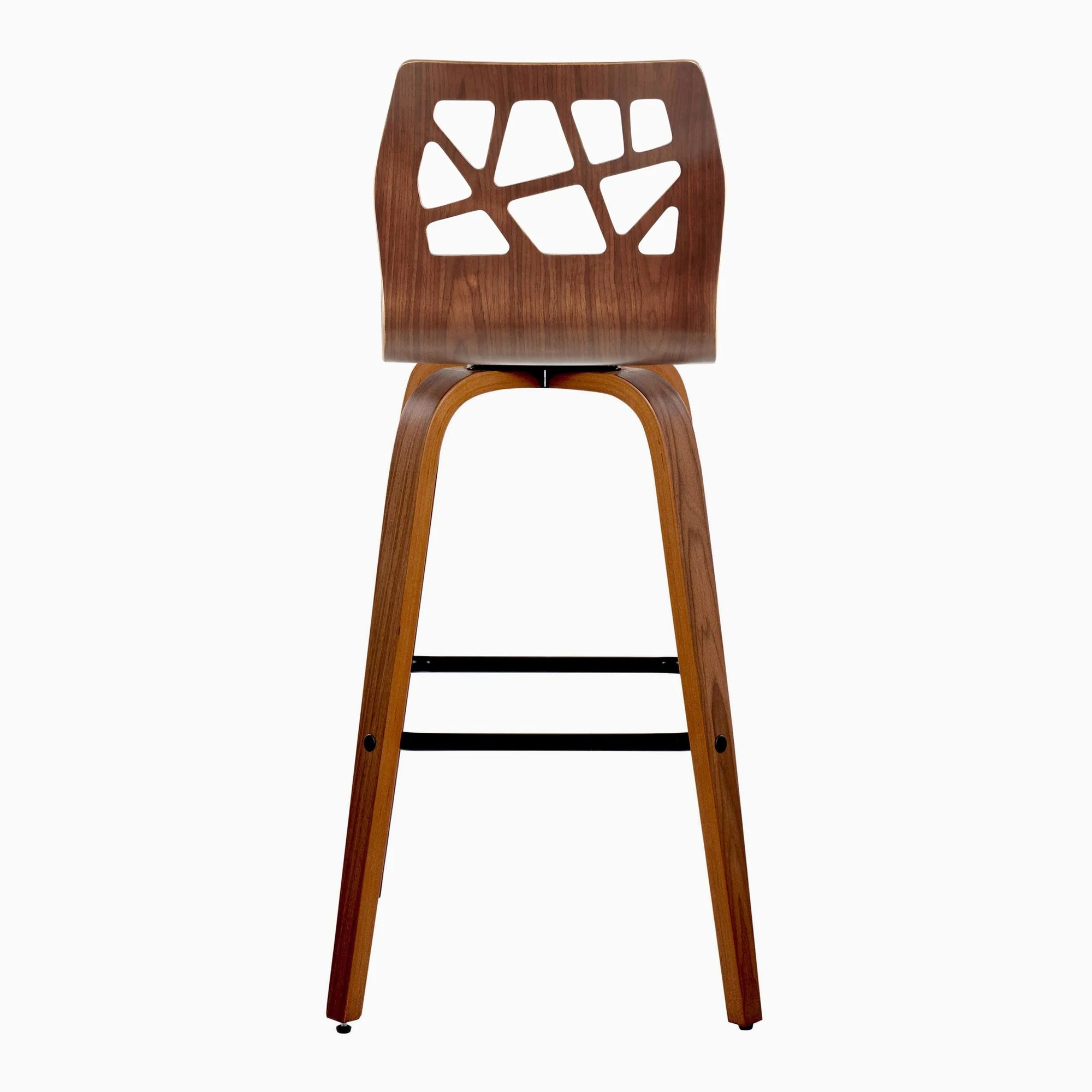 Folia 30" Fixed-Height Barstool - Set of 2 By LumiSource - B30-FOLIAFB-GRTZQ2 LGYLGYLGY2 - Image 31