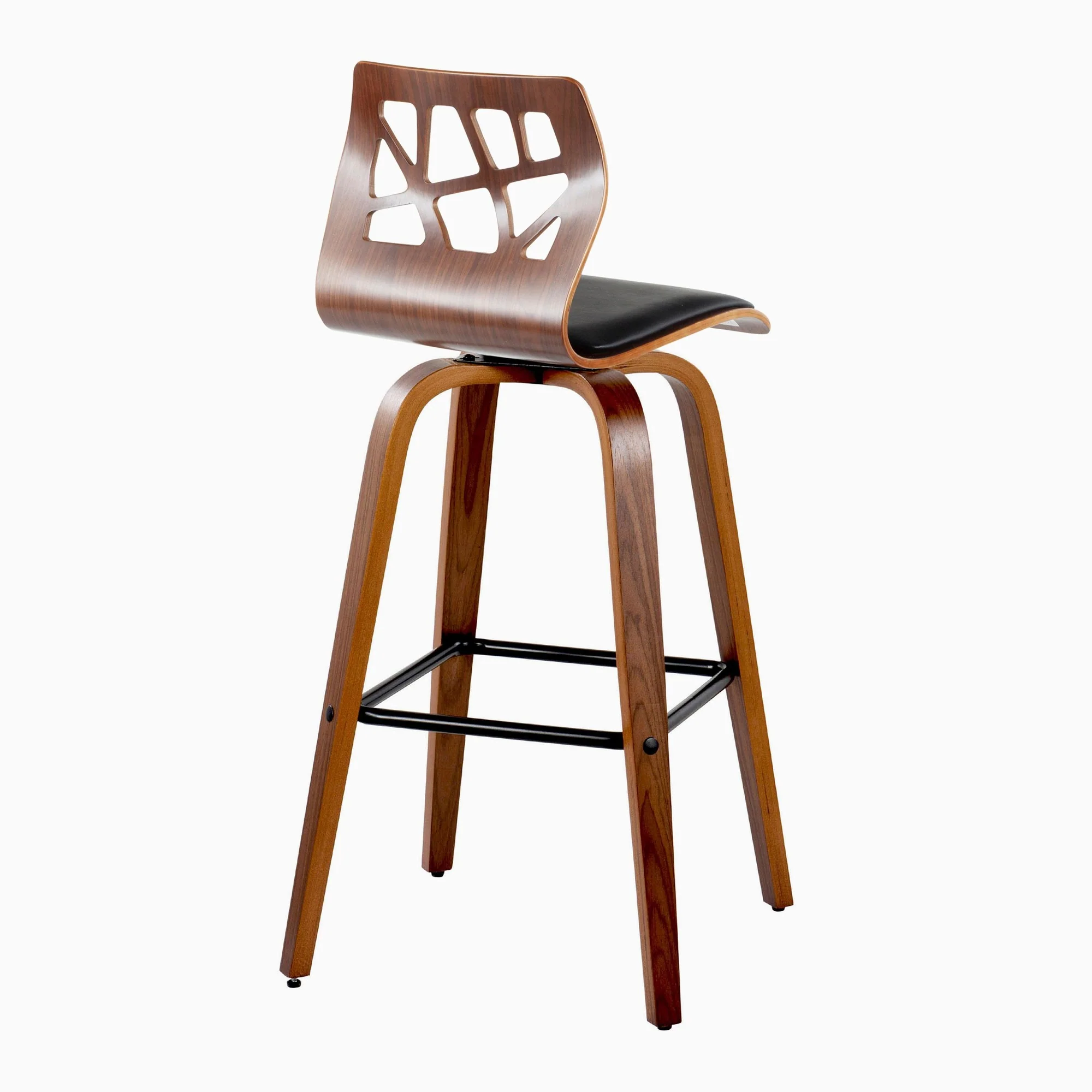 Folia 30" Fixed-Height Barstool - Set of 2 By LumiSource - B30-FOLIAPU-GRTZX2 NANACR2 - Image 19