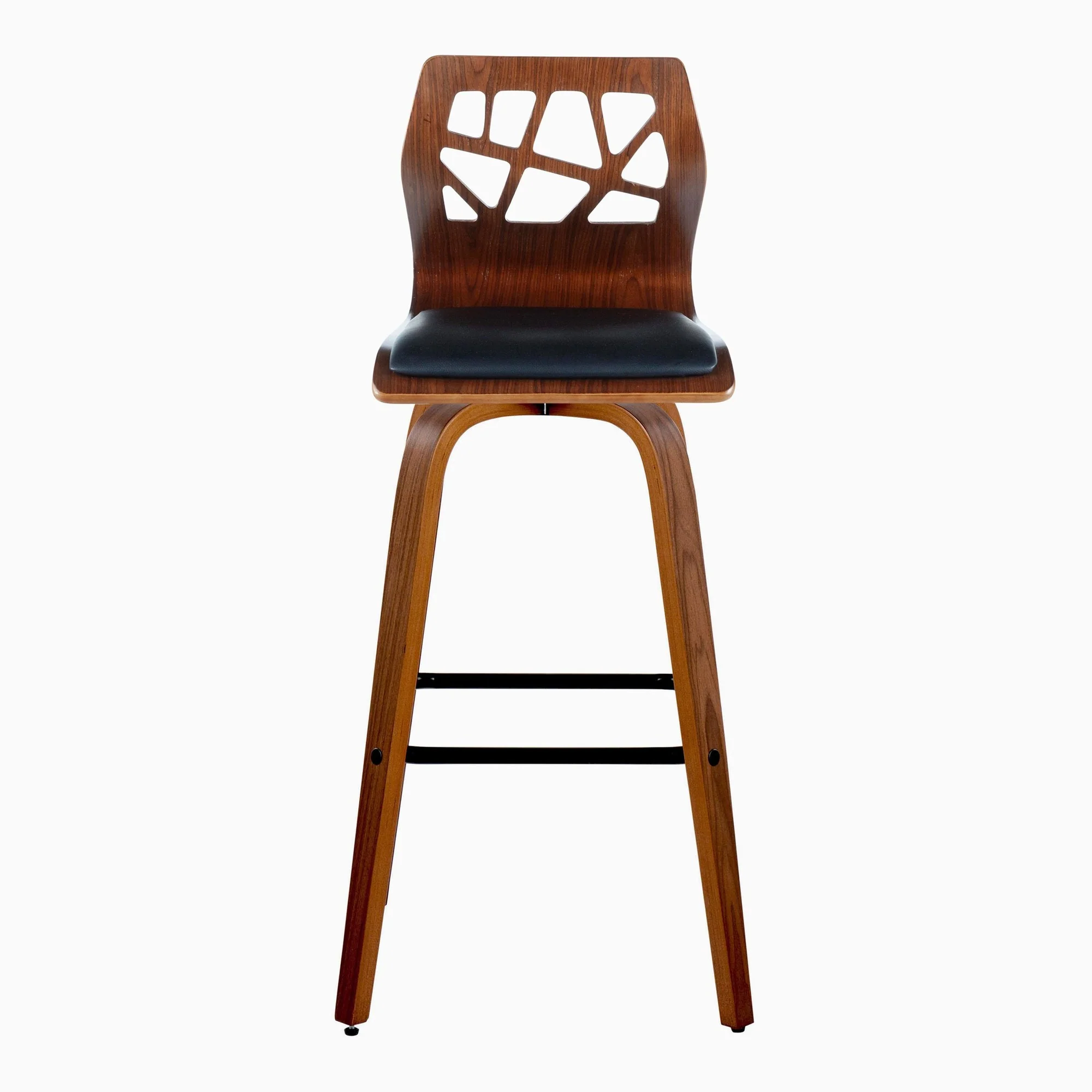 Folia 30" Fixed-Height Barstool - Set of 2 By LumiSource - B30-FOLIAPU-GRTZX2 NANACR2 - Image 20