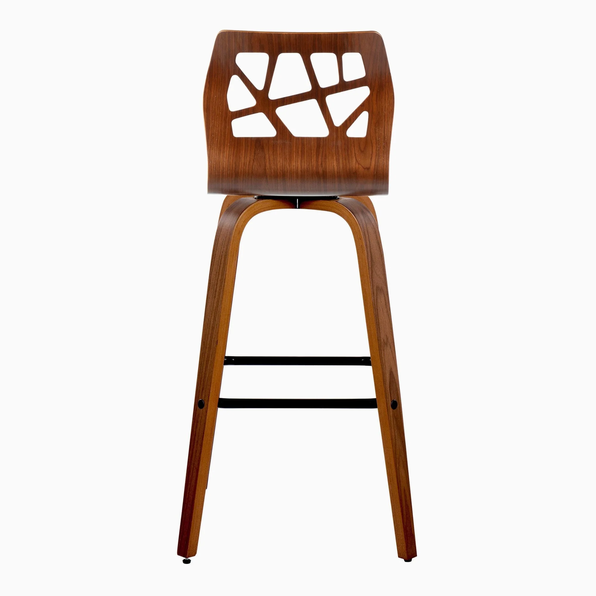 Folia 30" Fixed-Height Barstool - Set of 2 By LumiSource - B30-FOLIAPU-GRTZX2 NANACR2 - Image 21