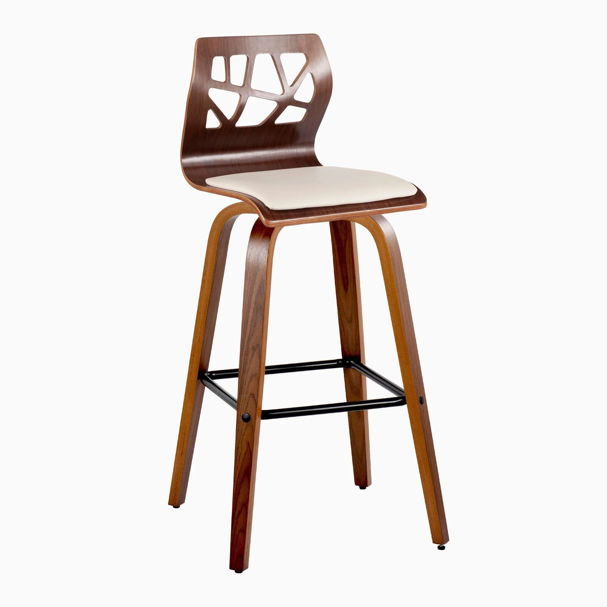 Folia 30" Fixed-Height Barstool - Set of 2 By LumiSource - B30-FOLIAPU-GRTZX2 NANACR2 - Image 27