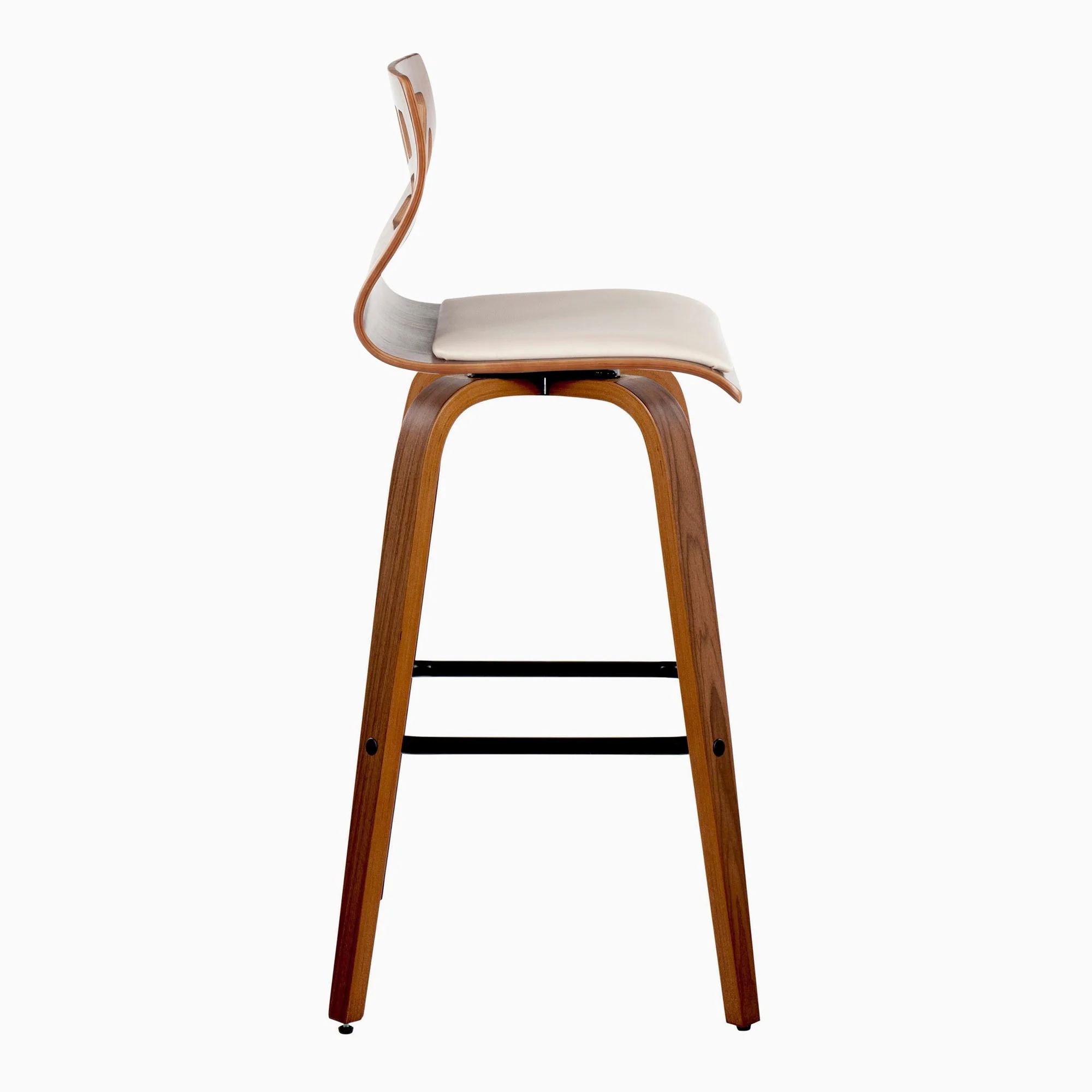 Folia 30" Fixed-Height Barstool - Set of 2 By LumiSource - B30-FOLIAPU-GRTZX2 NANACR2 - Image 28