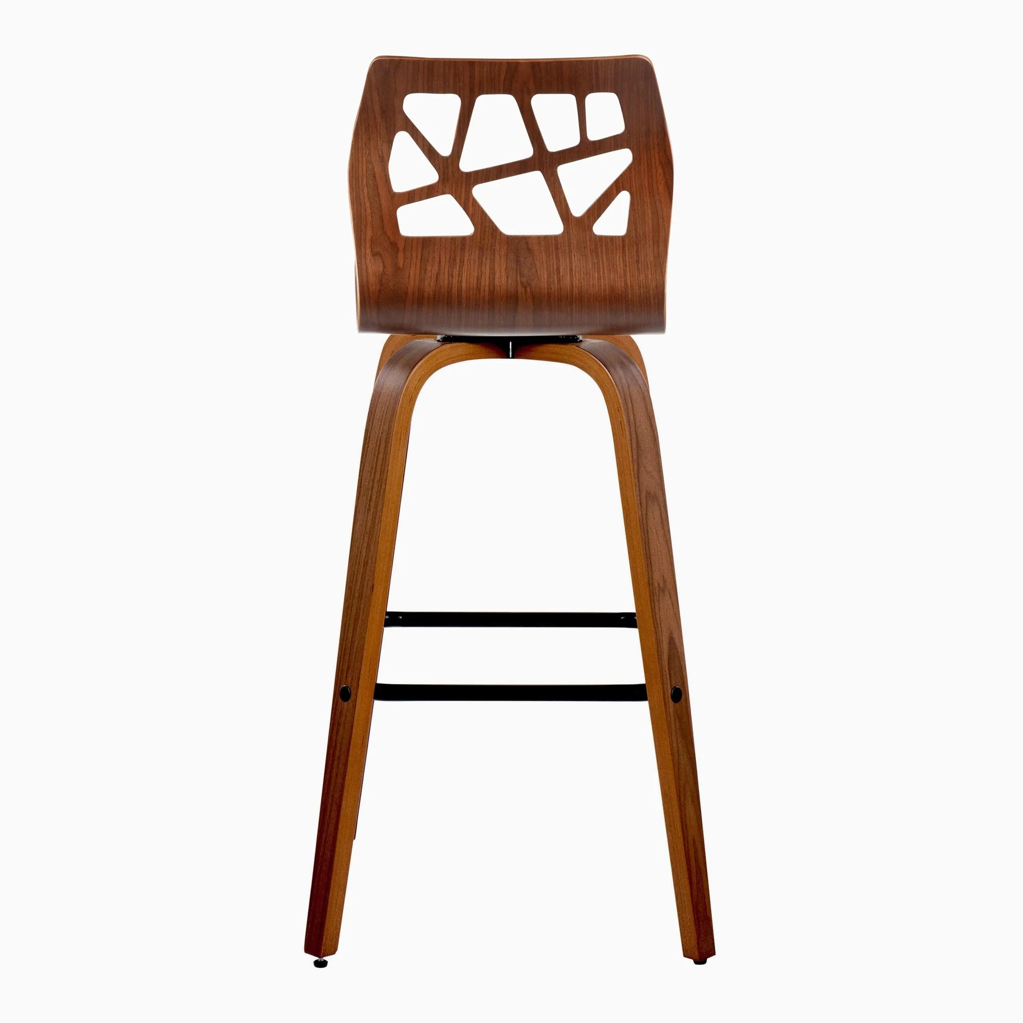 Folia 30" Fixed-Height Barstool - Set of 2 By LumiSource - B30-FOLIAPU-GRTZX2 NANACR2 - Image 31