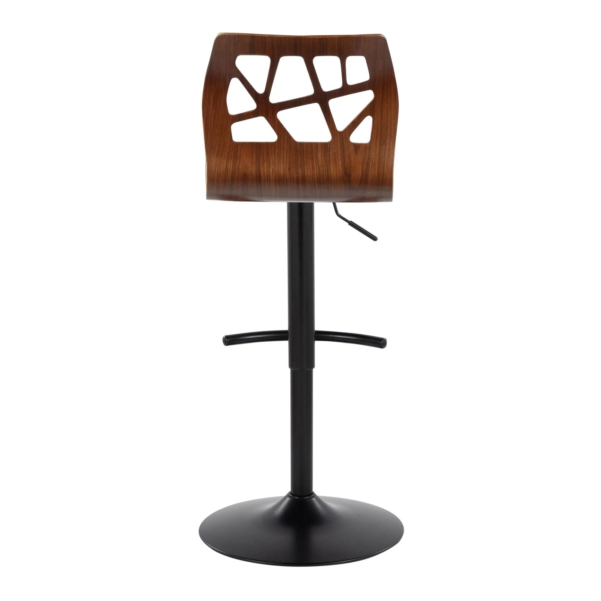 Folia Adjustable Barstool - Set of 2 By LumiSource - BS-FOLIAFB-RT2 BKLGYLGY2 - Image 17