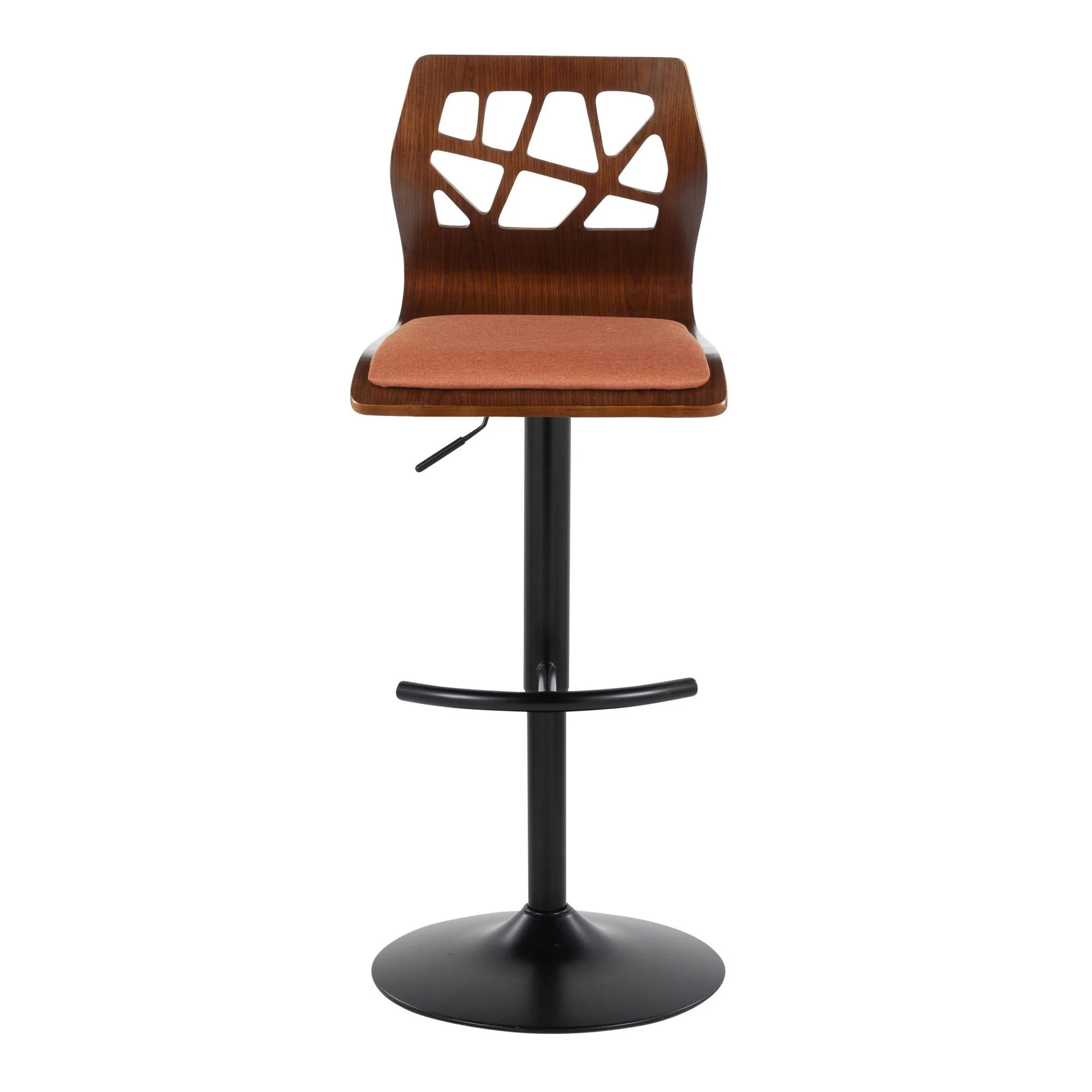 Folia Adjustable Barstool - Set of 2 By LumiSource - BS-FOLIAFB-RT2 BKLGYLGY2 - Image 26