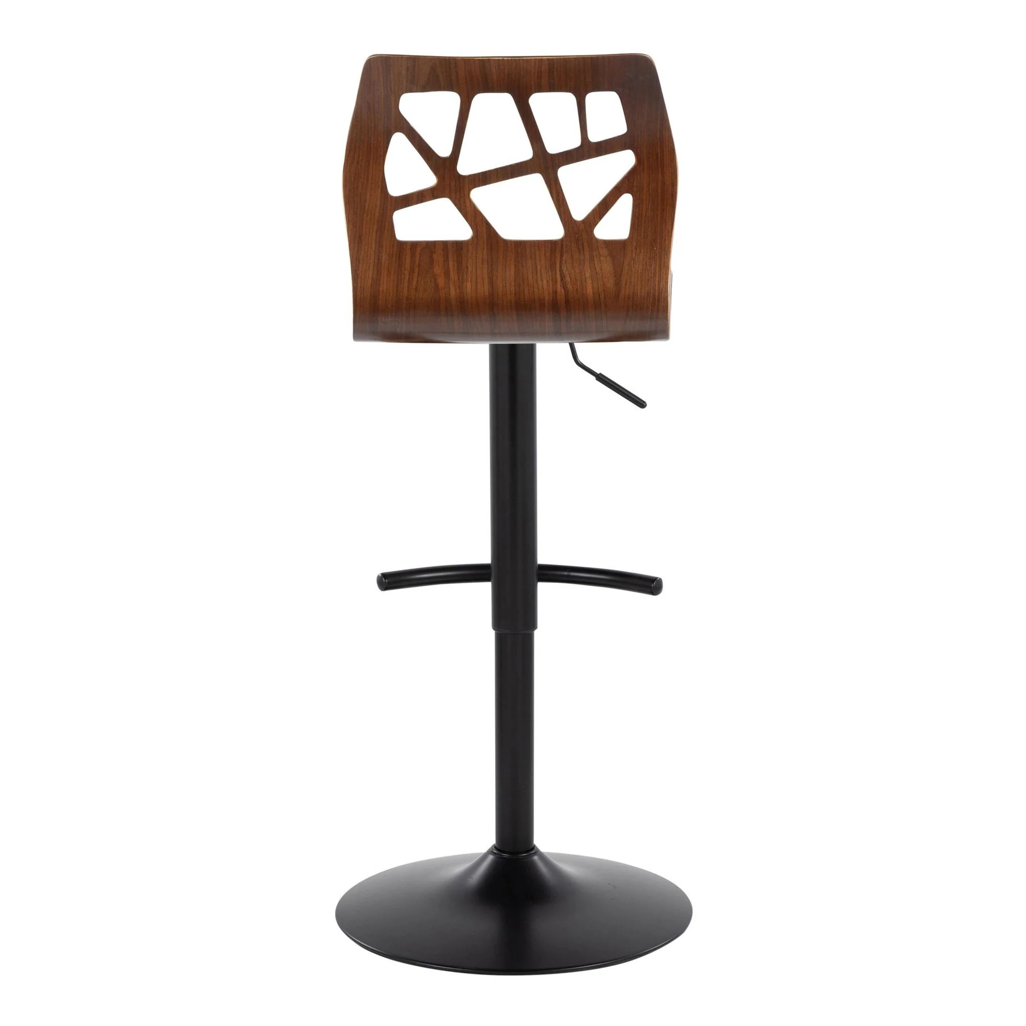 Folia Adjustable Barstool - Set of 2 By LumiSource - BS-FOLIAFB-RT2 BKLGYLGY2 - Image 27