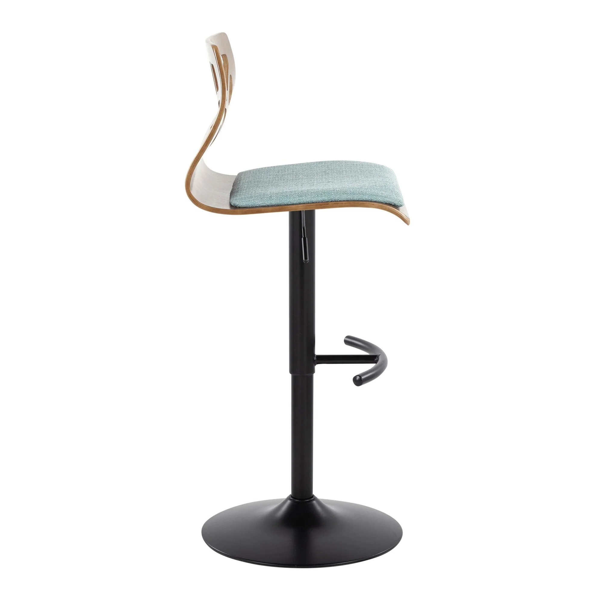 Folia Adjustable Barstool - Set of 2 By LumiSource - BS-FOLIAFB-RT2 BKLGYLGY2 - Image 34