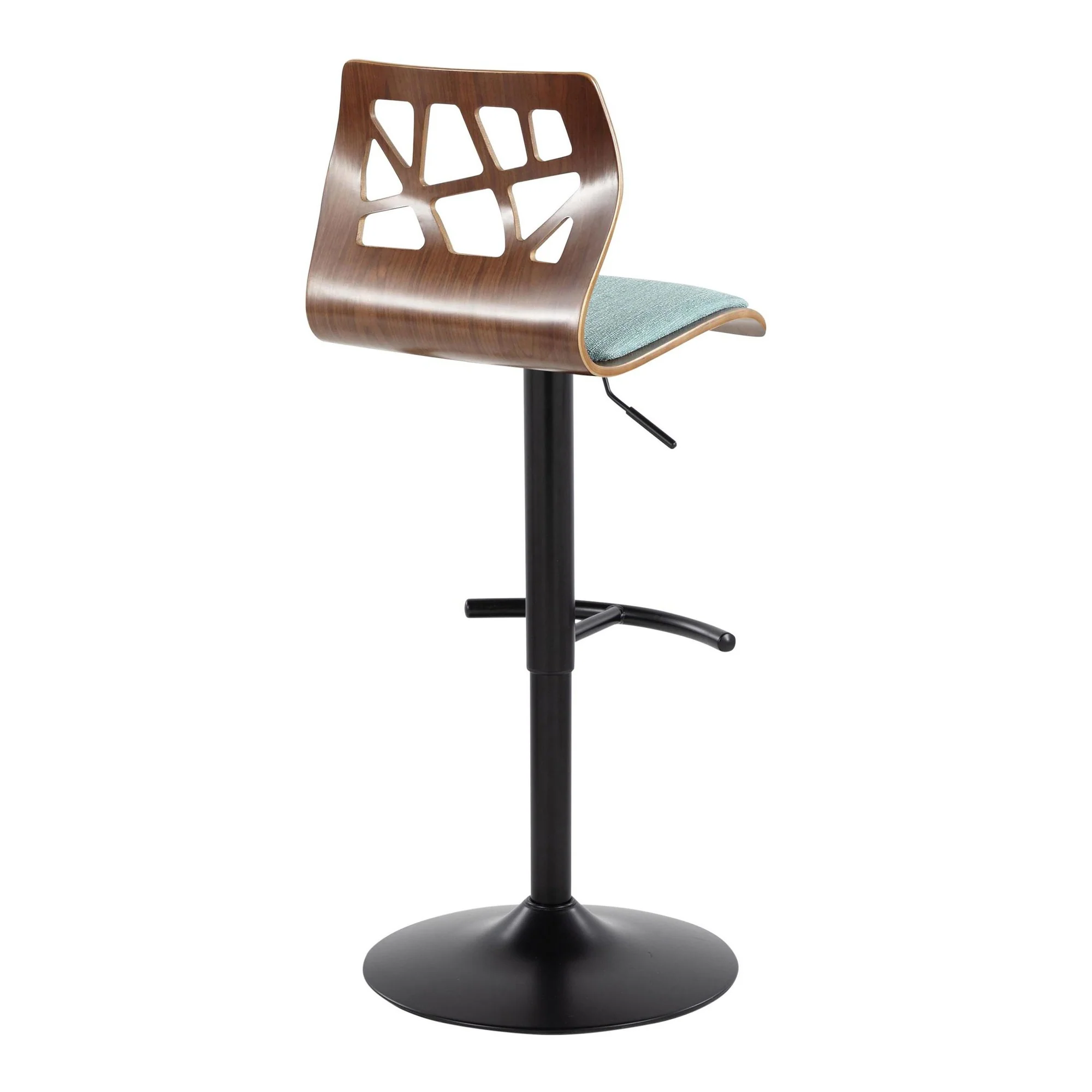 Folia Adjustable Barstool - Set of 2 By LumiSource - BS-FOLIAFB-RT2 BKLGYLGY2 - Image 35