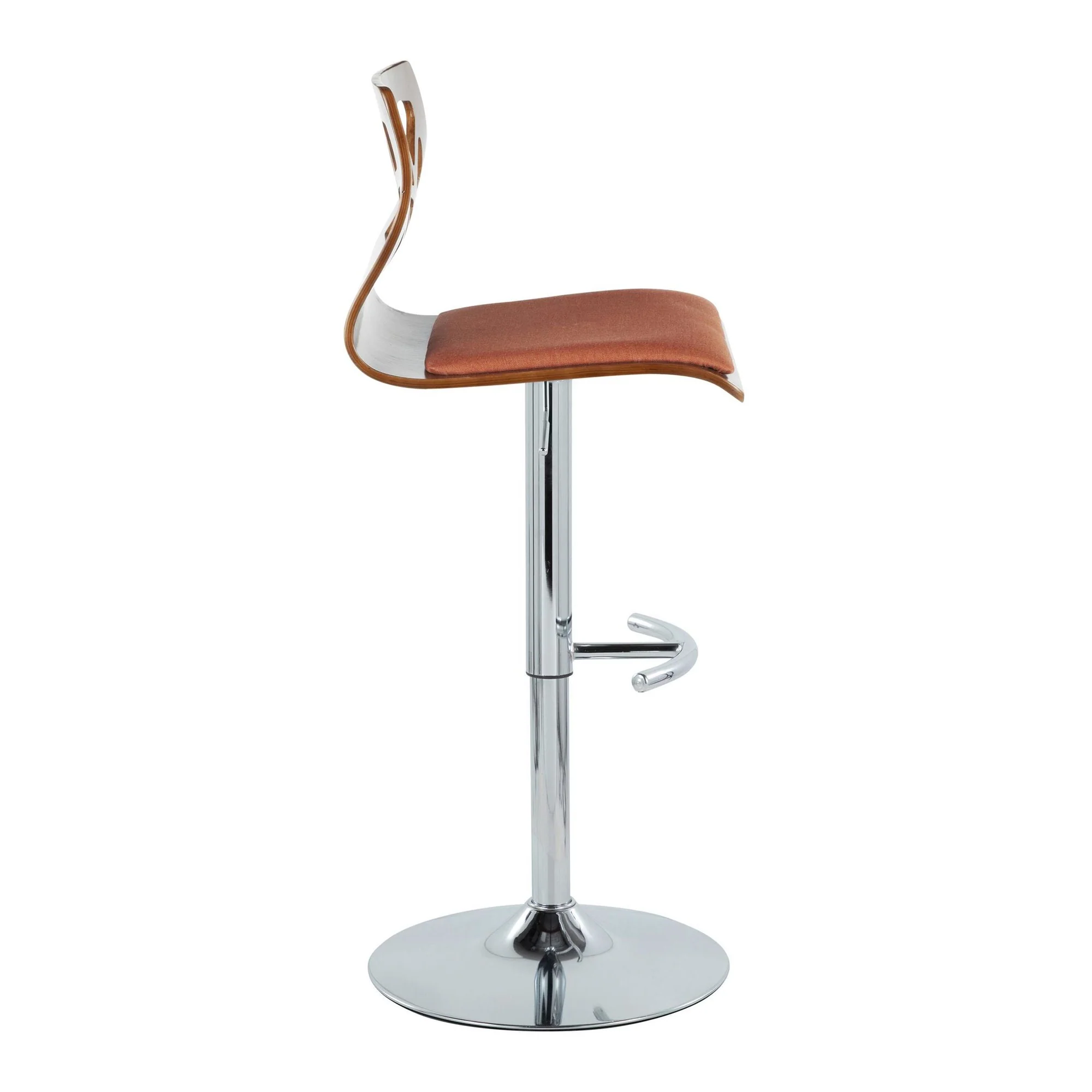 Folia Adjustable Barstool - Set of 2 By LumiSource - BS-FOLIAFB-RT2 CHRLGYLGY2 - Image 24