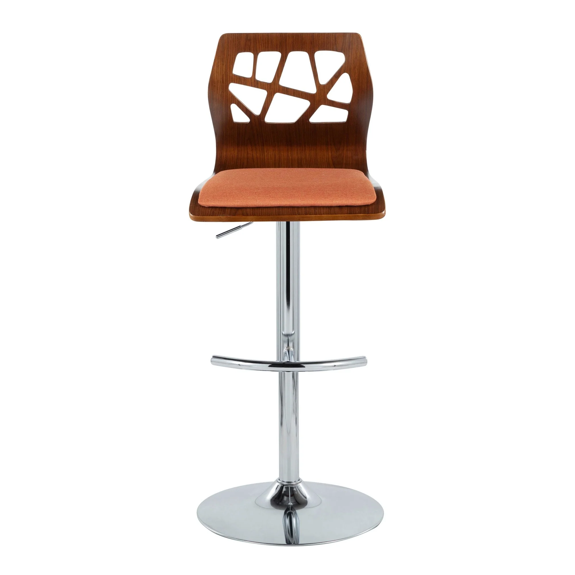 Folia Adjustable Barstool - Set of 2 By LumiSource - BS-FOLIAFB-RT2 CHRLGYLGY2 - Image 26