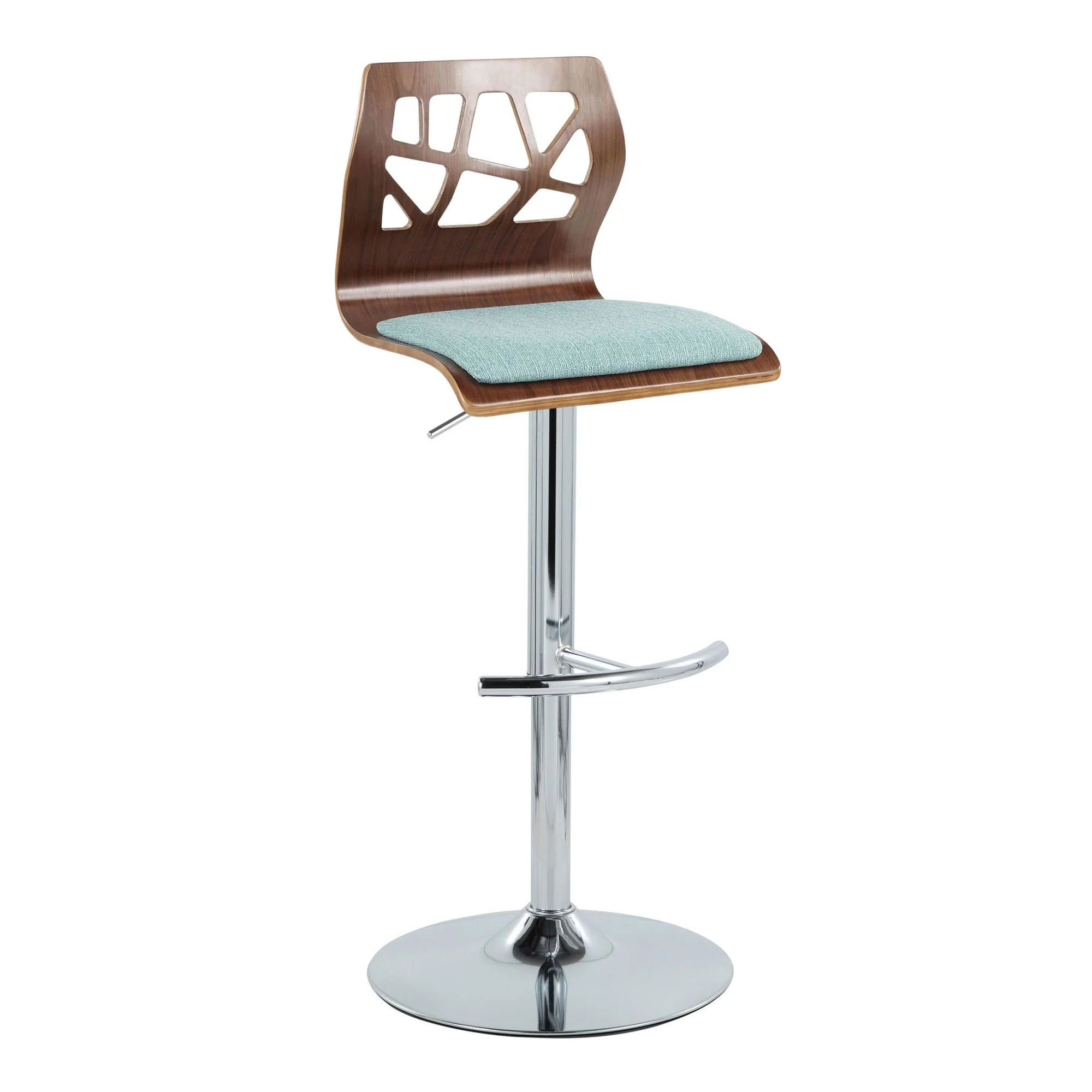 Folia Adjustable Barstool - Set of 2 By LumiSource - BS-FOLIAFB-RT2 CHRLGYLGY2 - Image 33