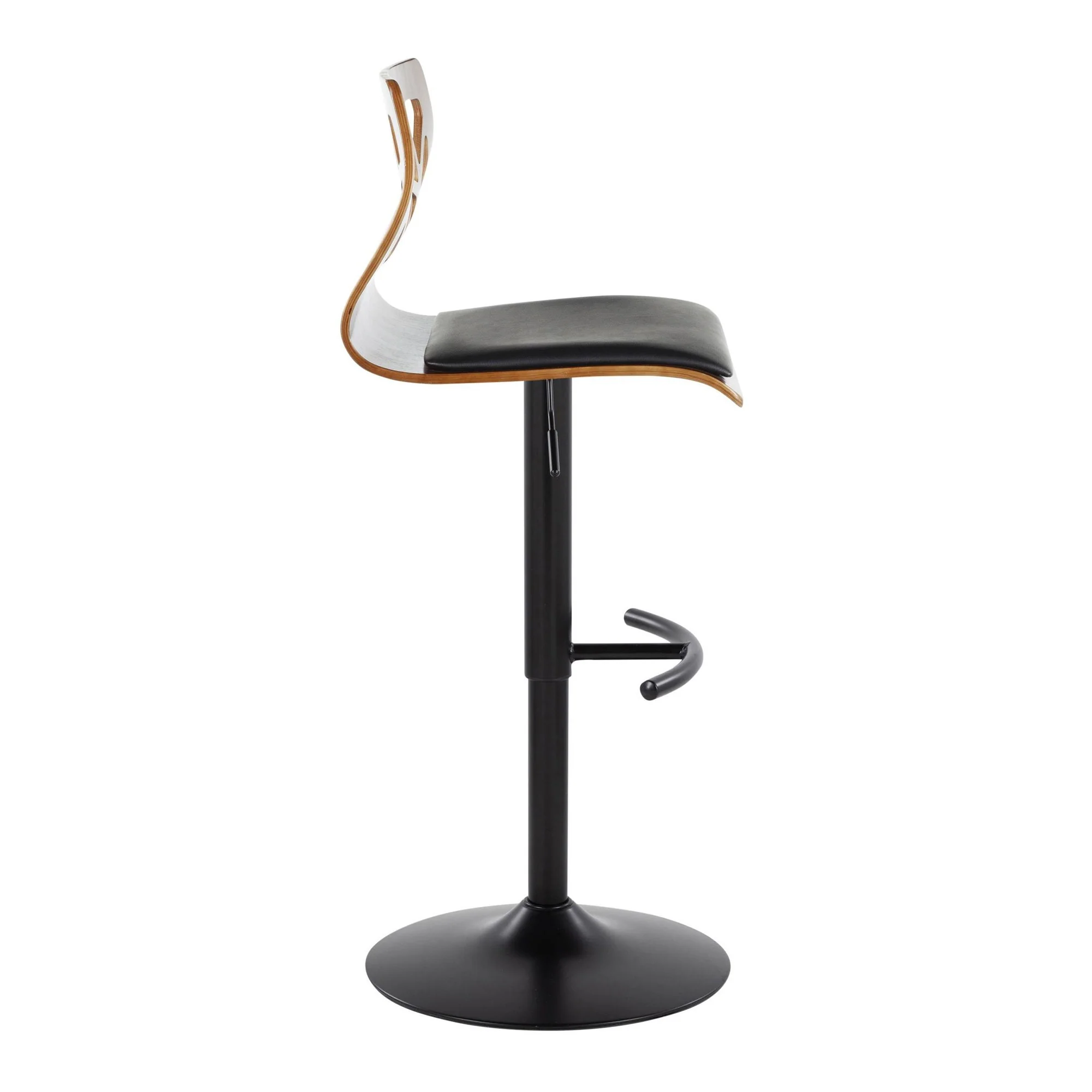 Folia Adjustable Barstool - Set of 2 By LumiSource - BS-FOLIAPU-RT2 BKNACR2 - Image 18