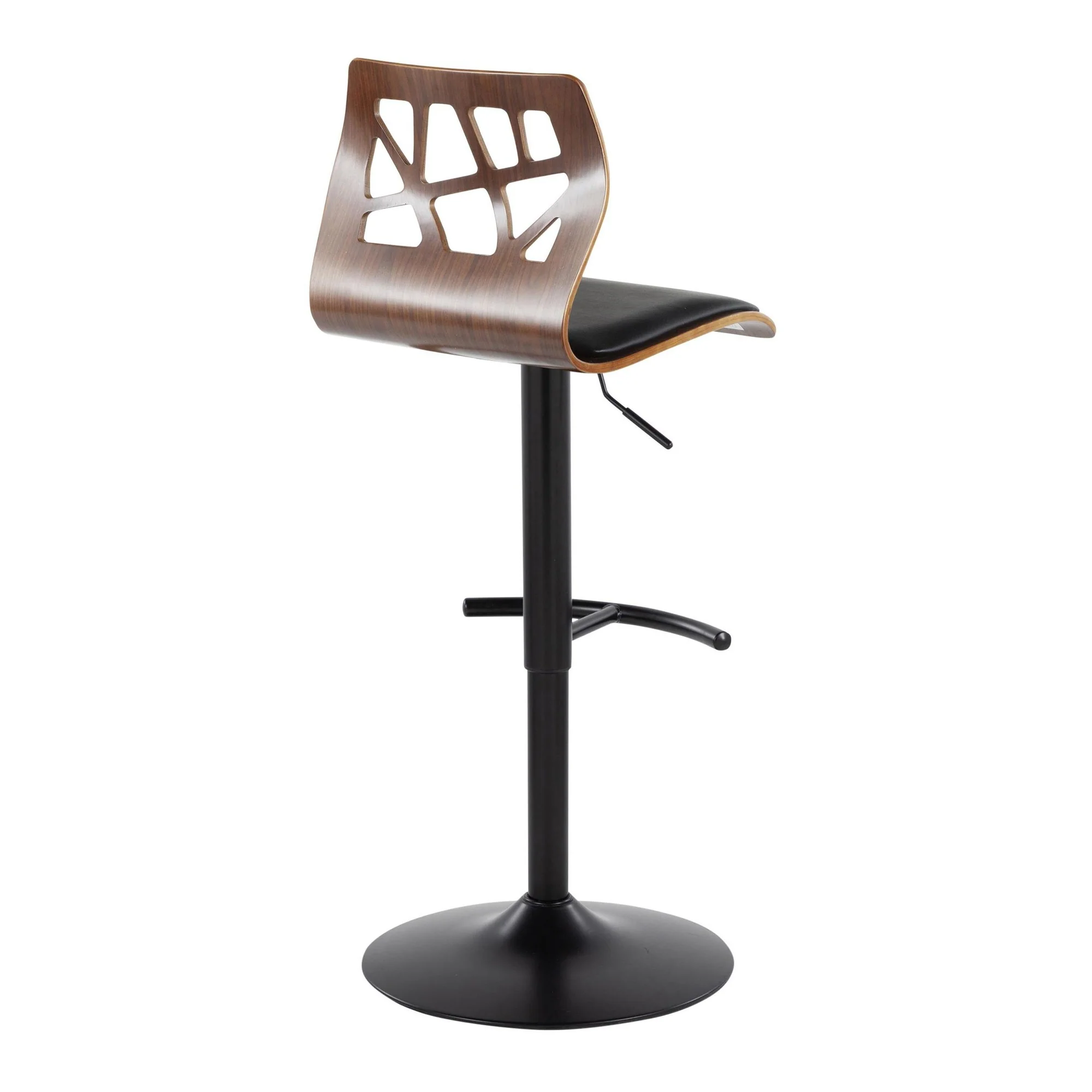 Folia Adjustable Barstool - Set of 2 By LumiSource - BS-FOLIAPU-RT2 BKNACR2 - Image 19