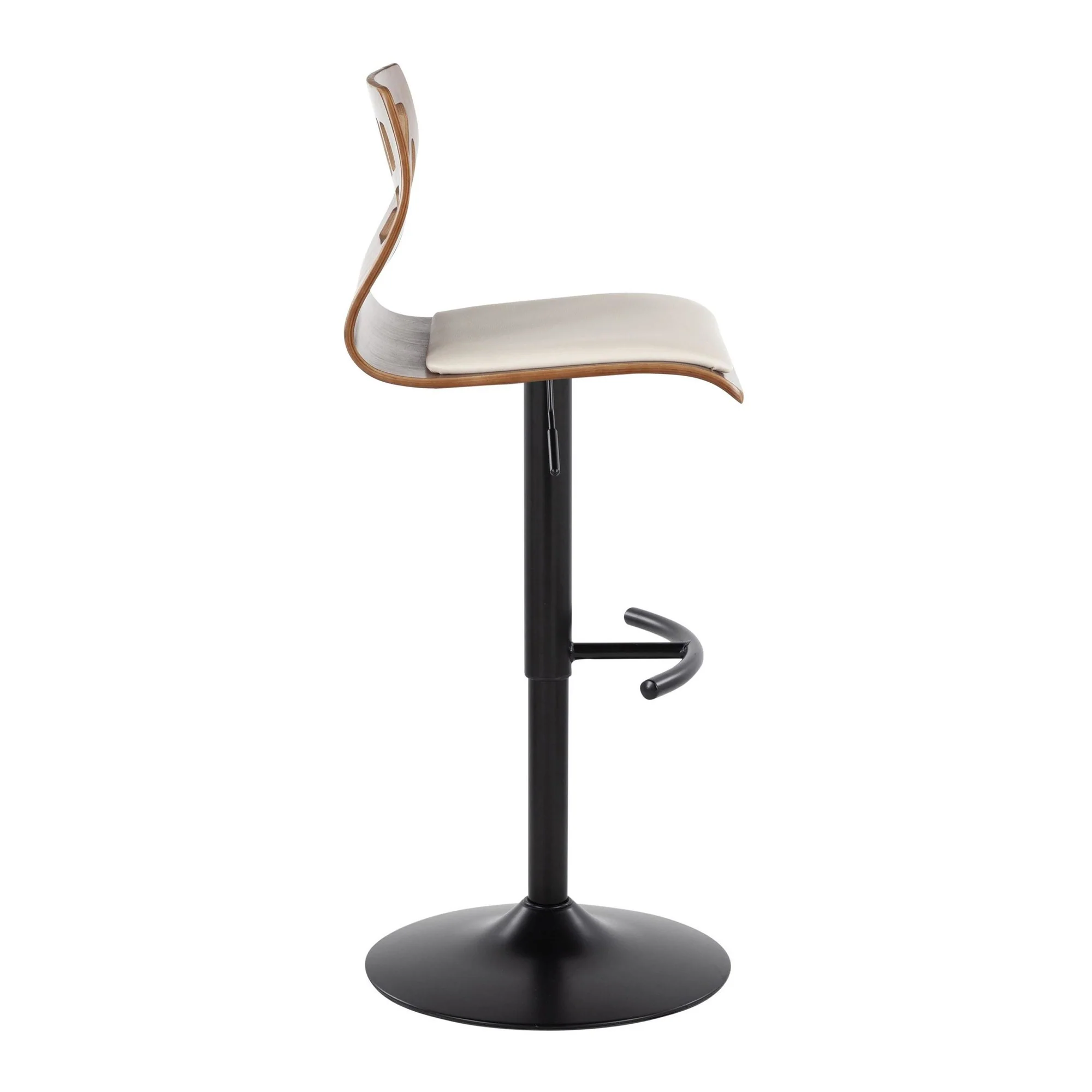 Folia Adjustable Barstool - Set of 2 By LumiSource - BS-FOLIAPU-RT2 BKNACR2 - Image 28