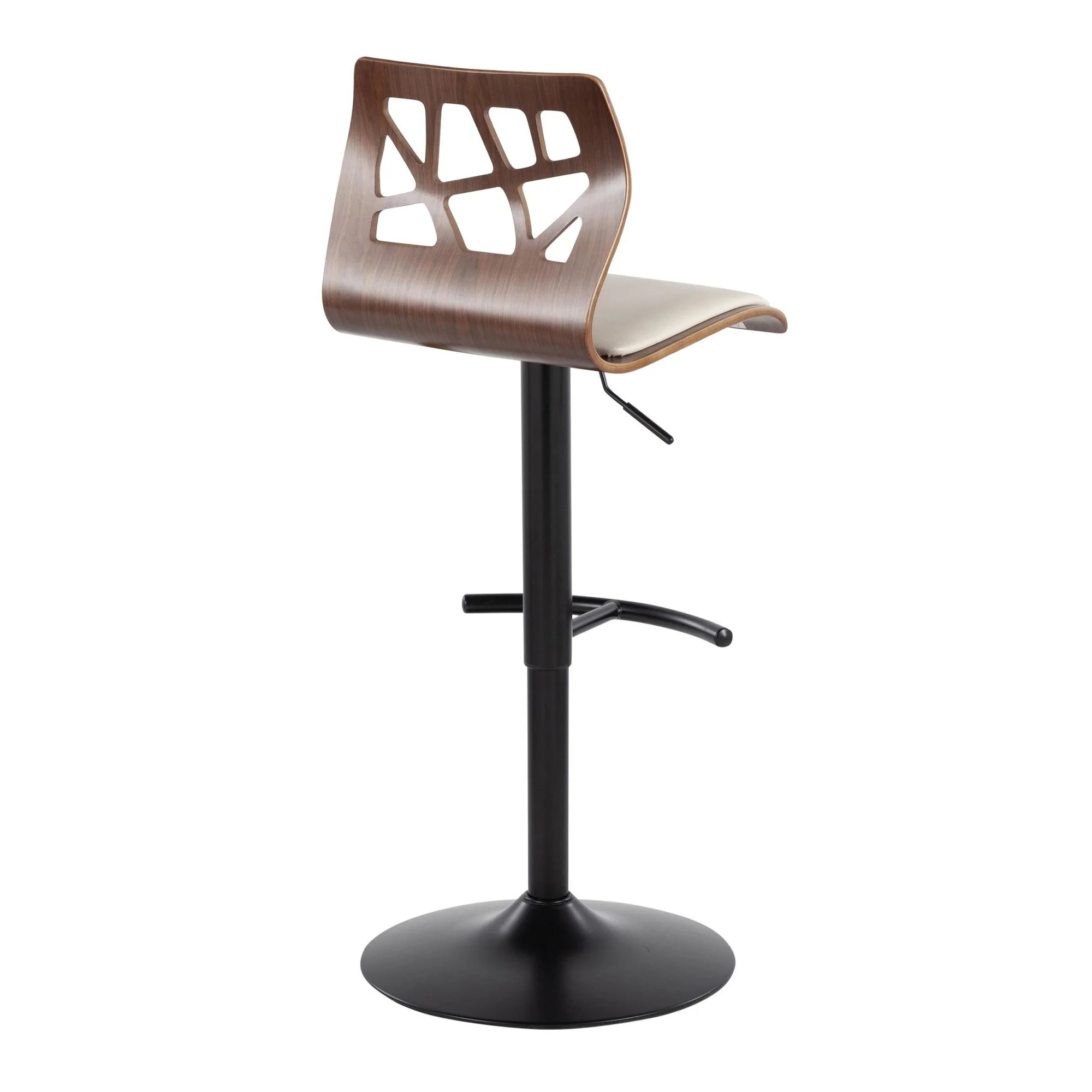 Folia Adjustable Barstool - Set of 2 By LumiSource - BS-FOLIAPU-RT2 BKNACR2 - Image 29