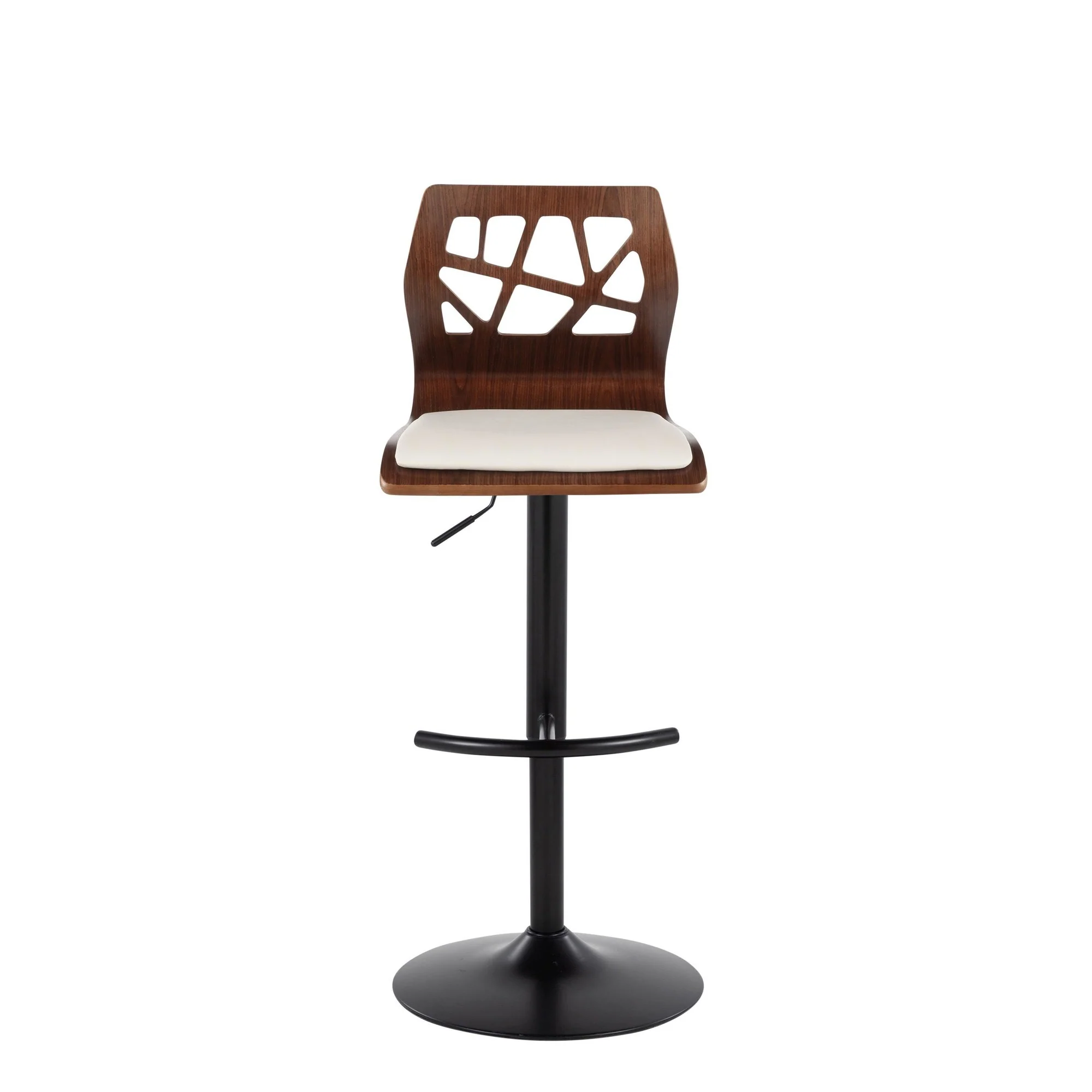 Folia Adjustable Barstool - Set of 2 By LumiSource - BS-FOLIAPU-RT2 BKNACR2 - Image 30