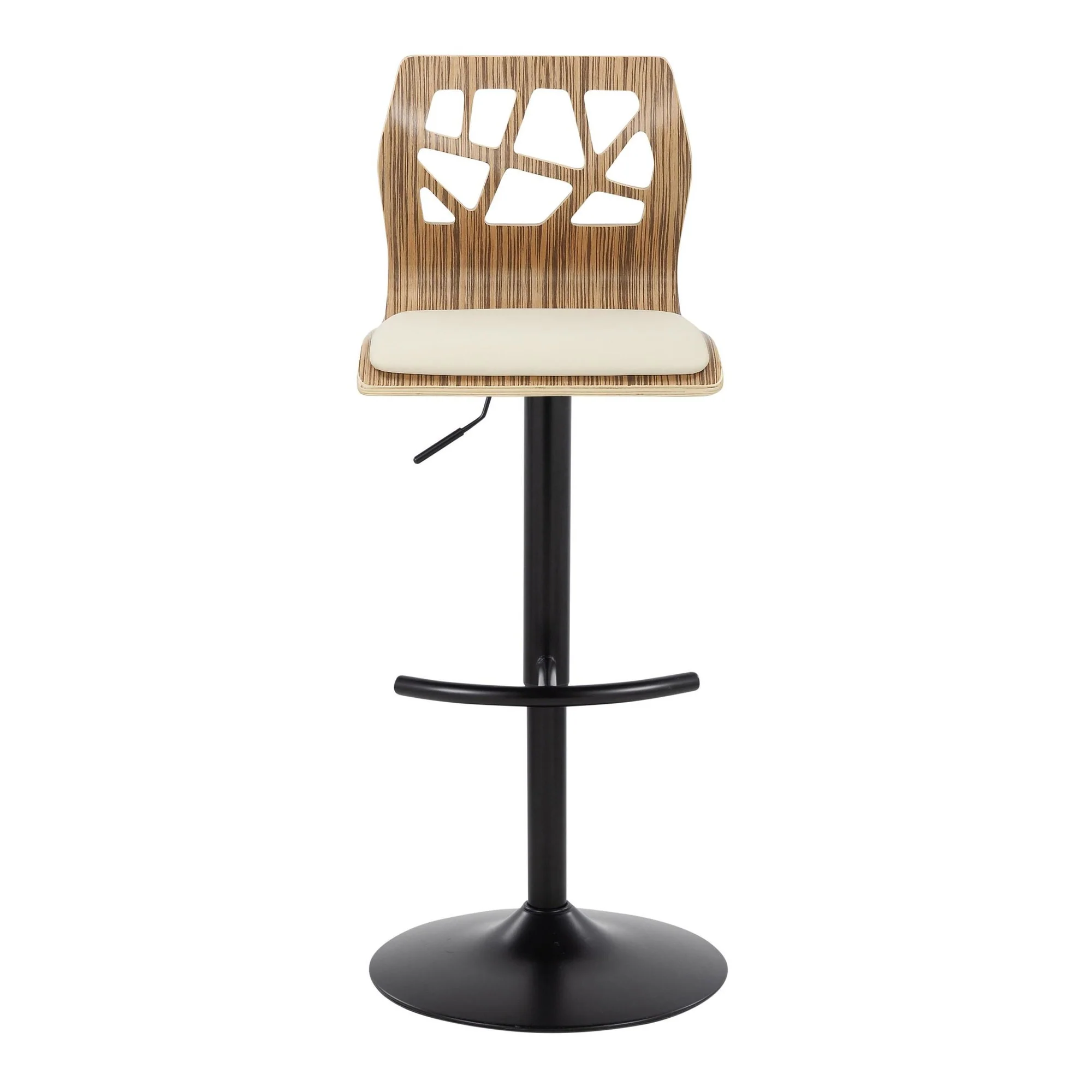 Folia Adjustable Barstool - Set of 2 By LumiSource - BS-FOLIAPU-RT2 BKNACR2 - Image 40