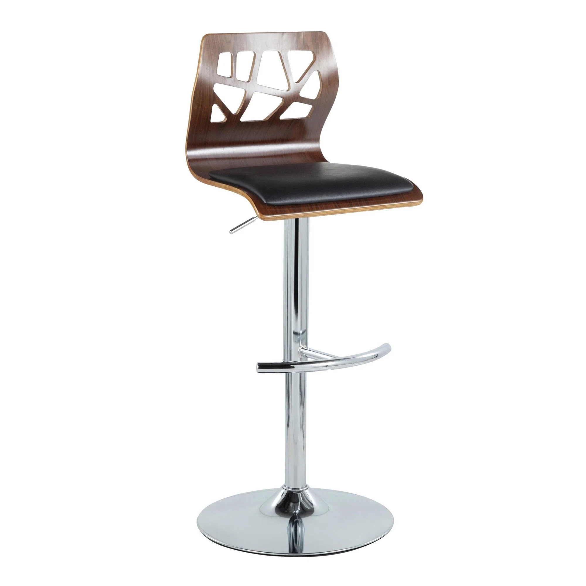 Folia Adjustable Barstool - Set of 2 By LumiSource - BS-FOLIAPU-RT2 CHRNACR2 - Image 17