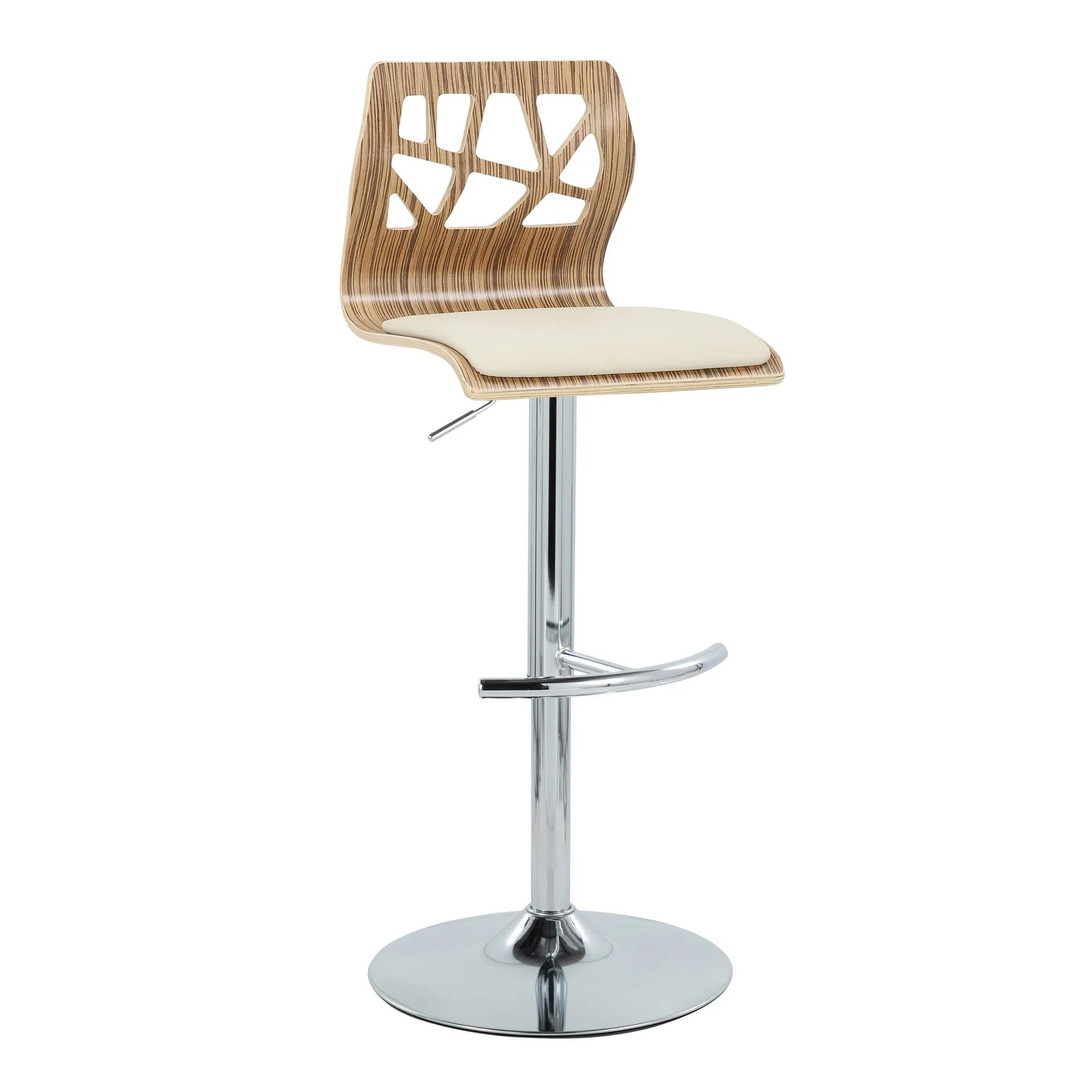 Folia Adjustable Barstool - Set of 2 By LumiSource - BS-FOLIAPU-RT2 CHRNACR2 - Image 37