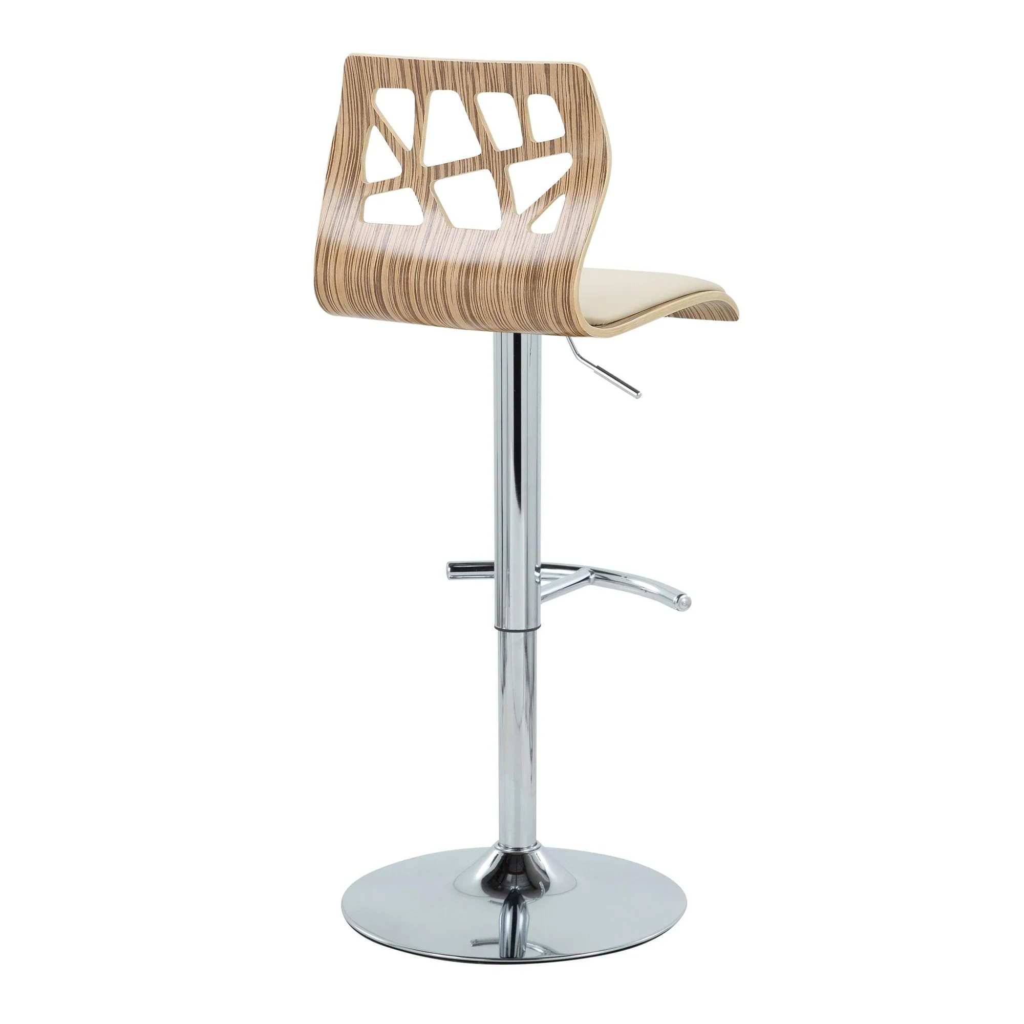 Folia Adjustable Barstool - Set of 2 By LumiSource - BS-FOLIAPU-RT2 CHRNACR2 - Image 39