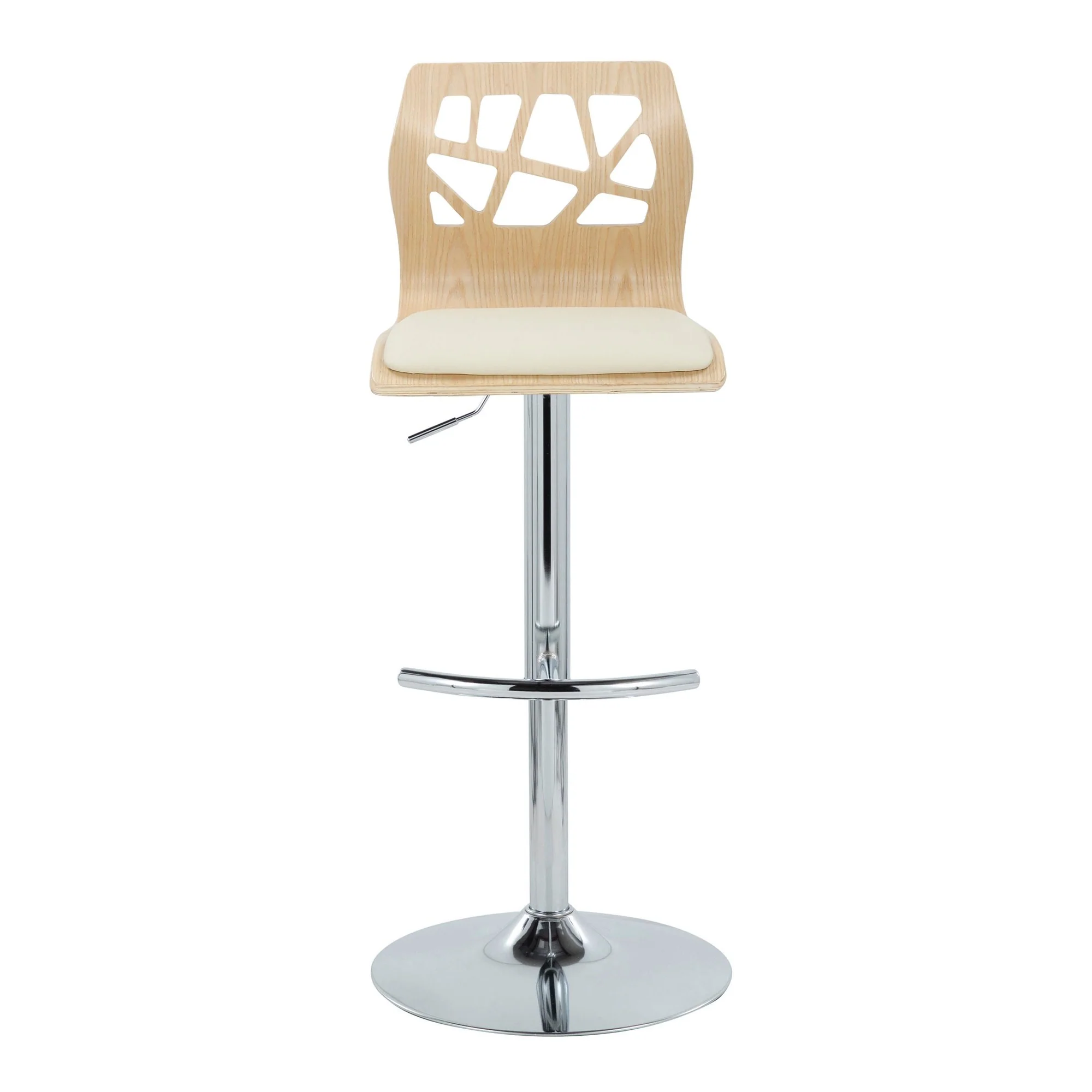 Folia Adjustable Barstool - Set of 2 By LumiSource - BS-FOLIAPU-RT2 CHRNACR2 - Image 9