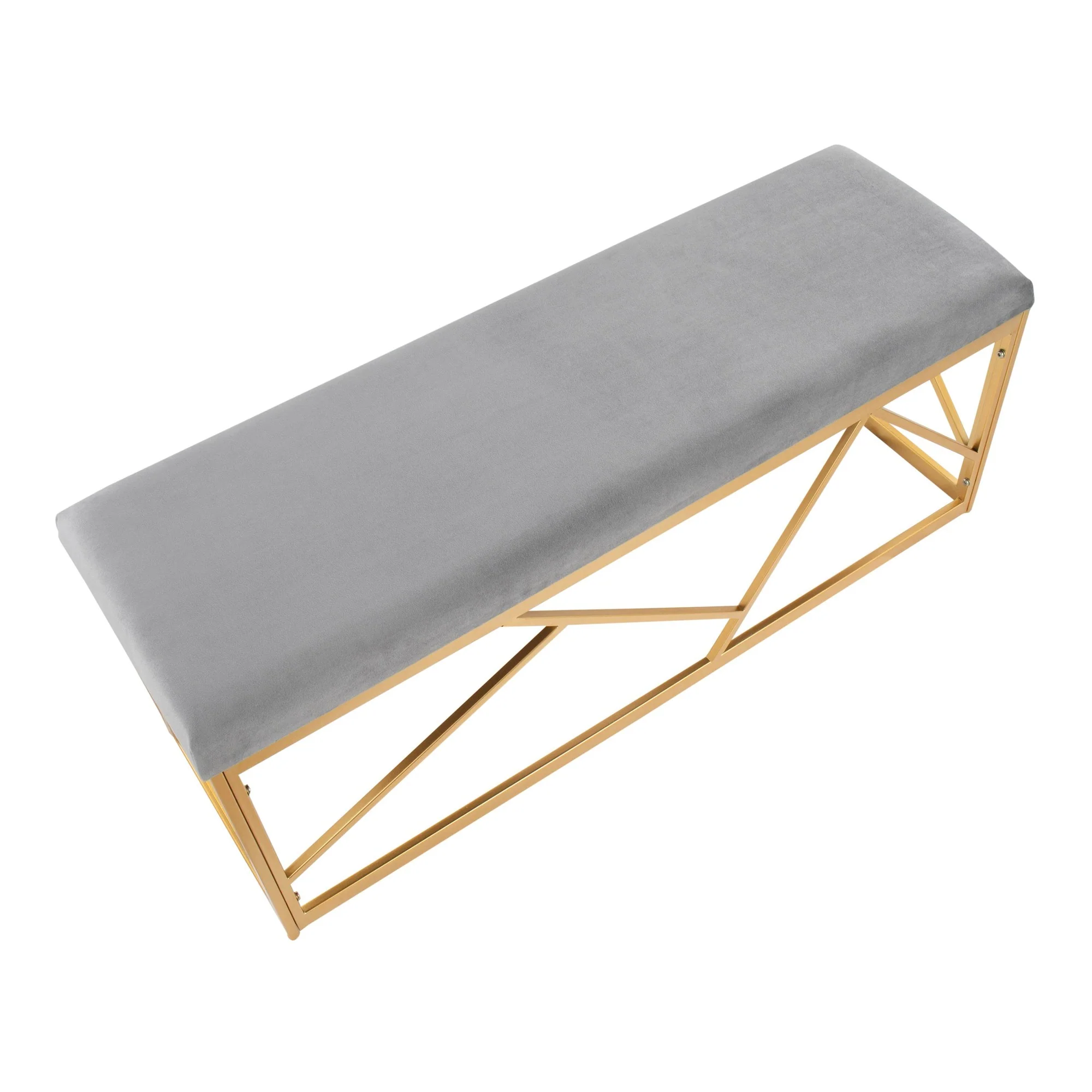 Folia Metal Bench Black By LumiSource - Image 2