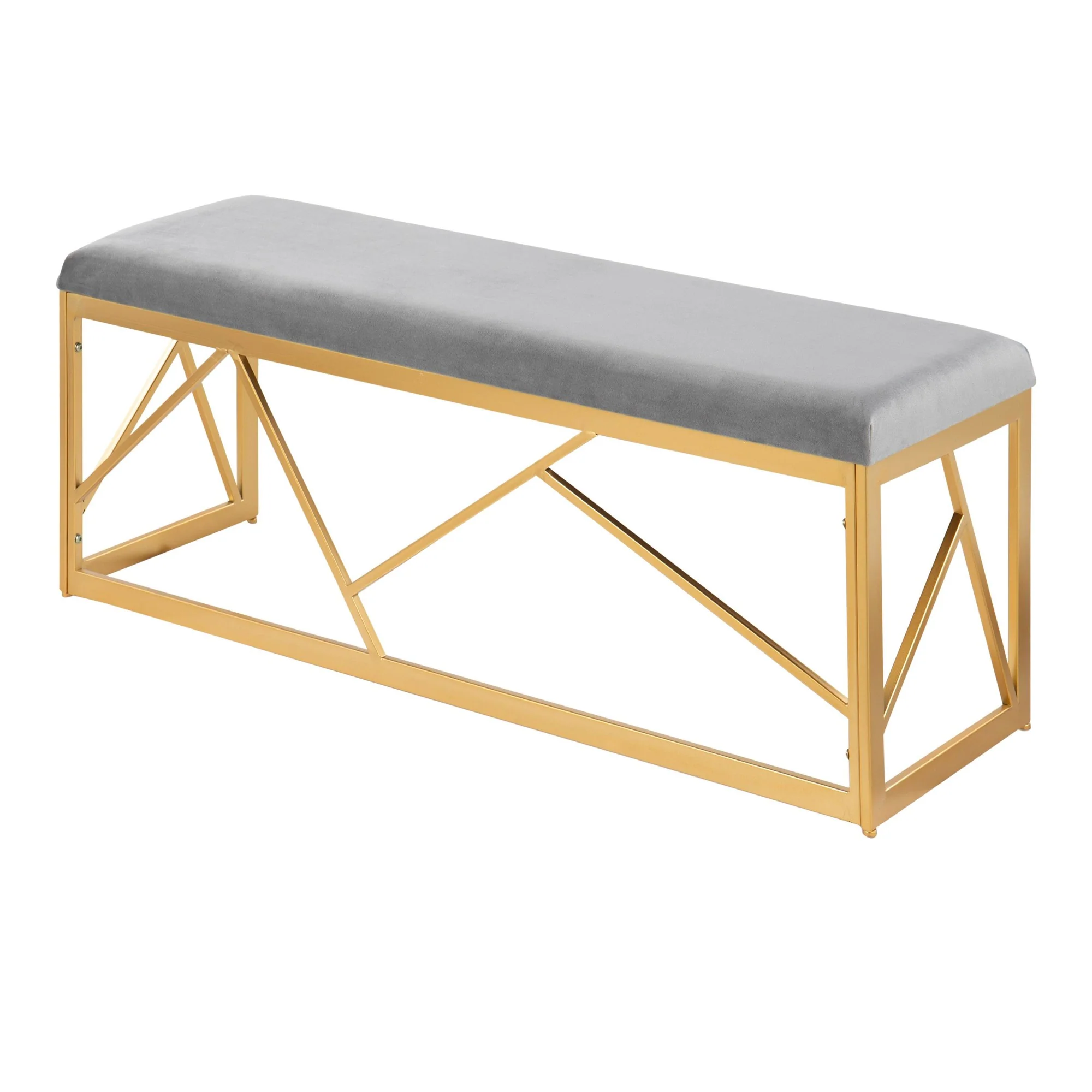Folia Metal Bench Black By LumiSource - Image 5