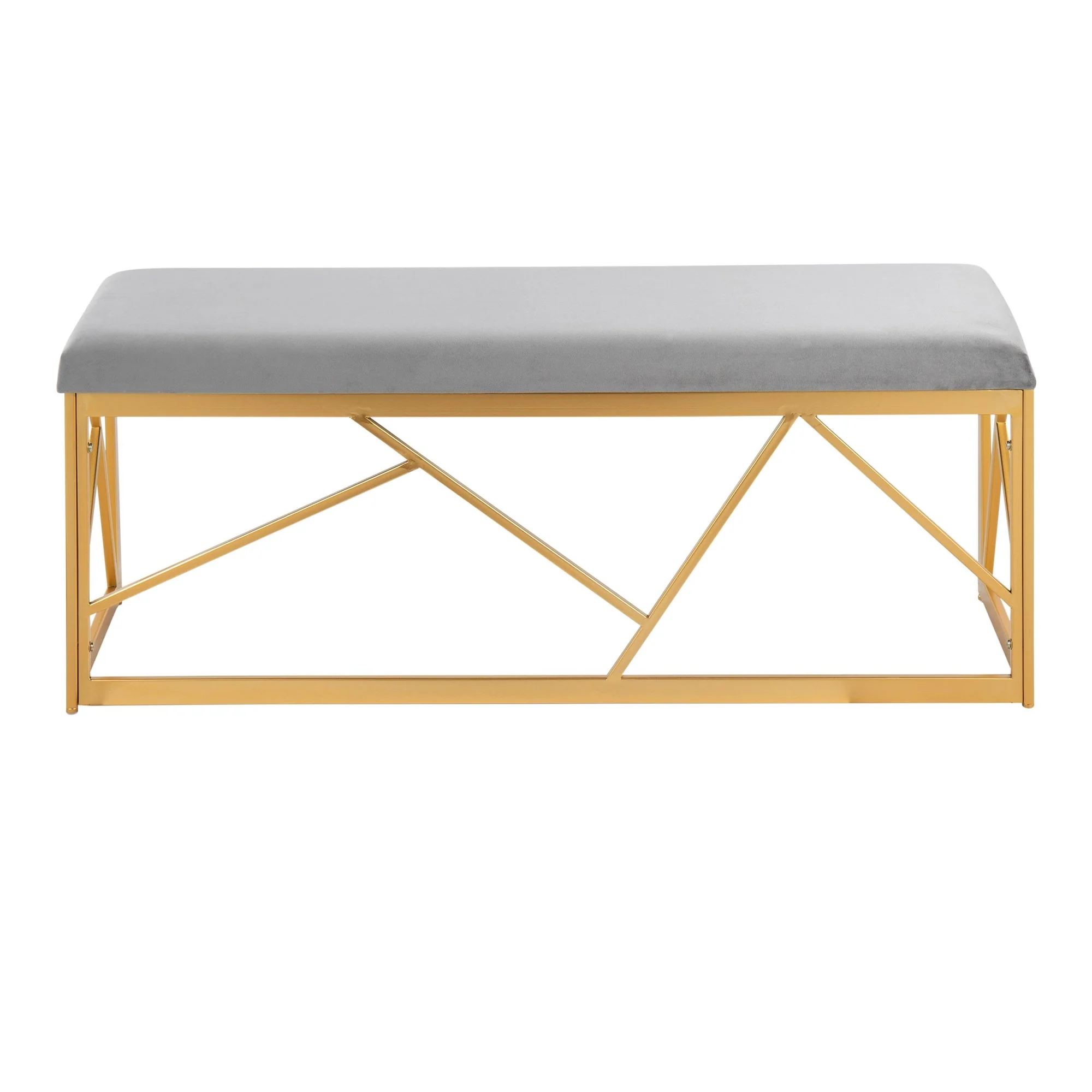Folia Metal Bench Black By LumiSource - Image 6