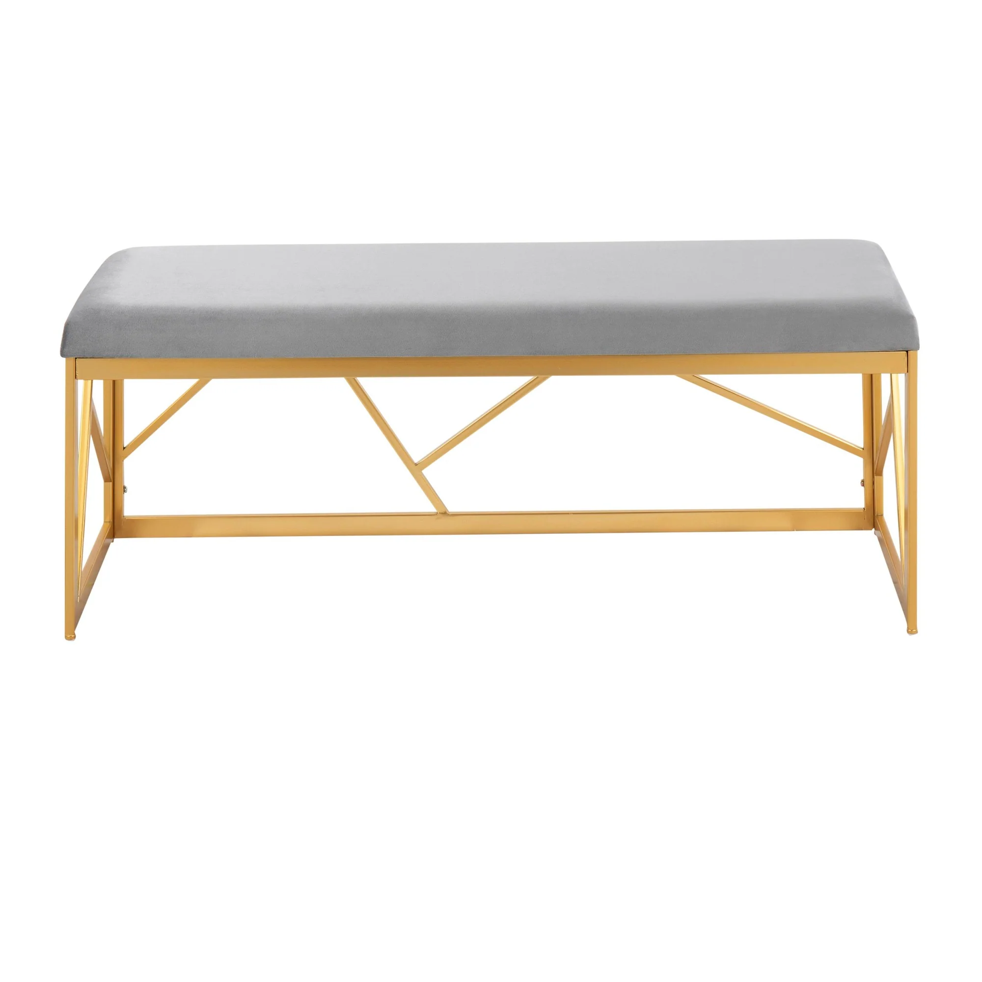 Folia Metal Bench Black By LumiSource - Image 7