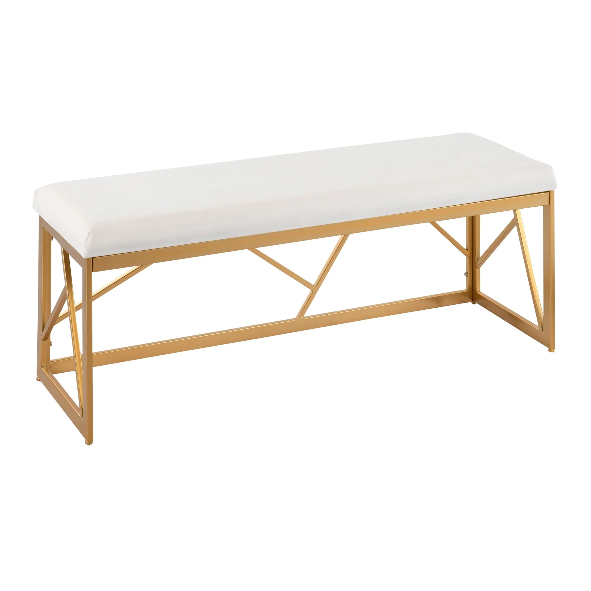 Folia Metal Bench Black By LumiSource - Image 8