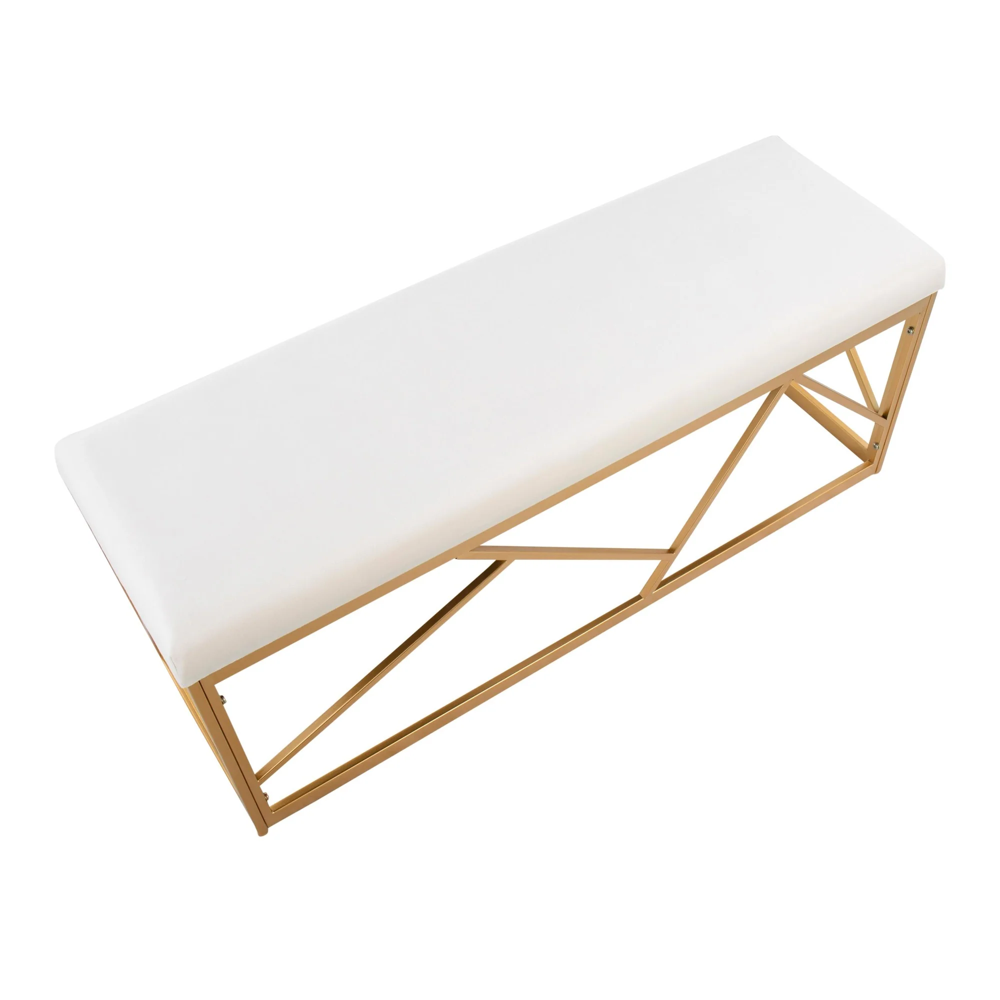 Folia Metal Bench Black By LumiSource - Image 9