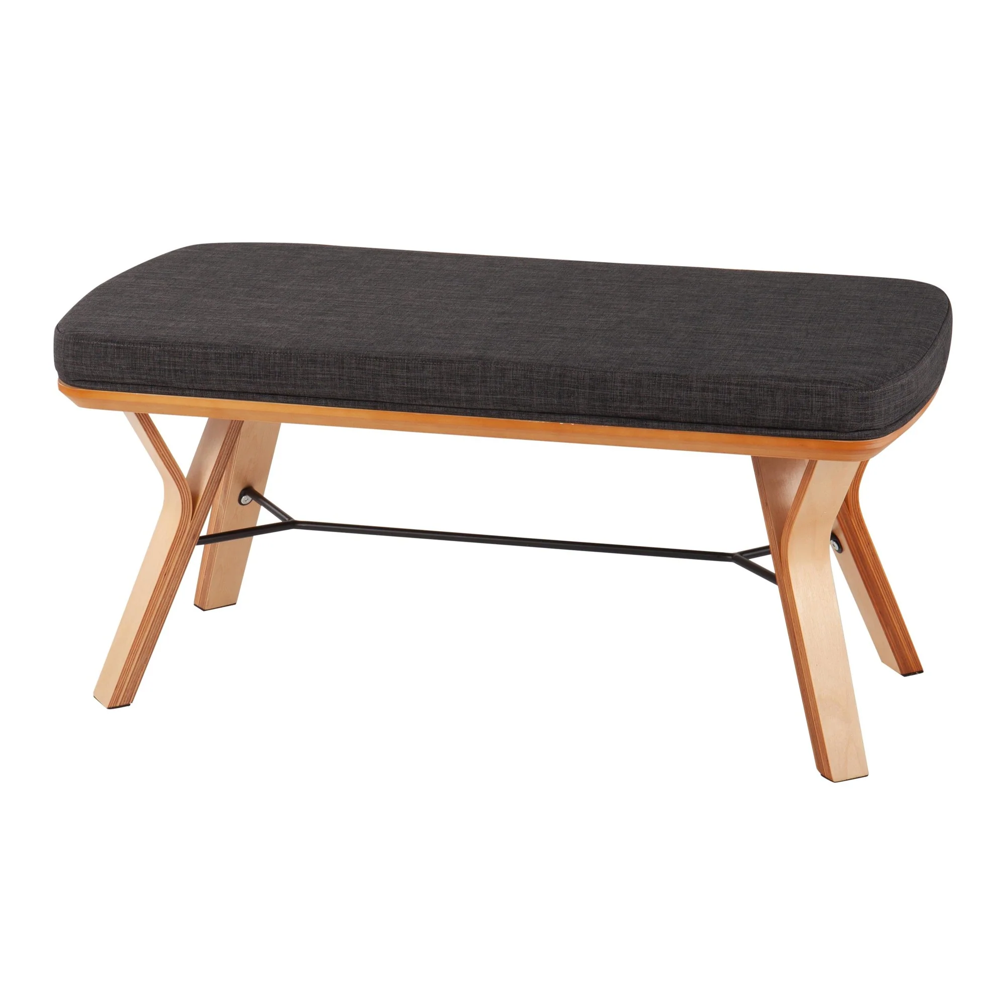 Folia Bench Gray By LumiSource - BC-FOLIA NACHAR - Image 4