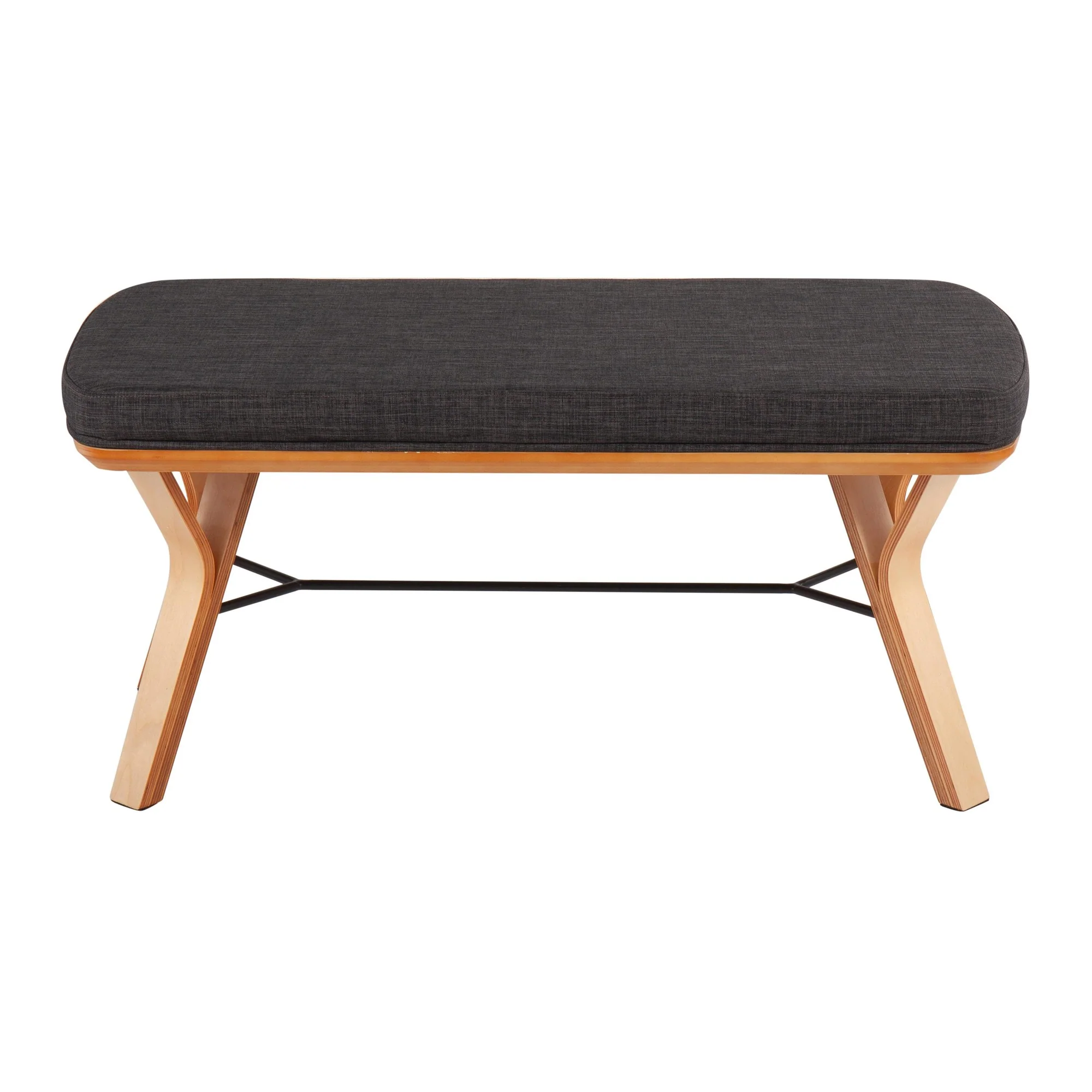 Folia Bench Gray By LumiSource - BC-FOLIA NACHAR - Image 5