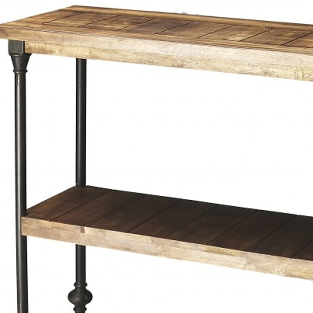 Fontainebleau Industrial Chic Bookcase By Homeroots - Image 6