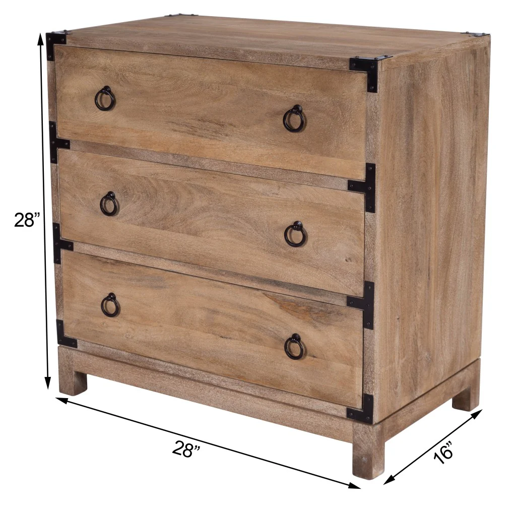 Forster Glossy White Campaign Chest By Homeroots - Image 18