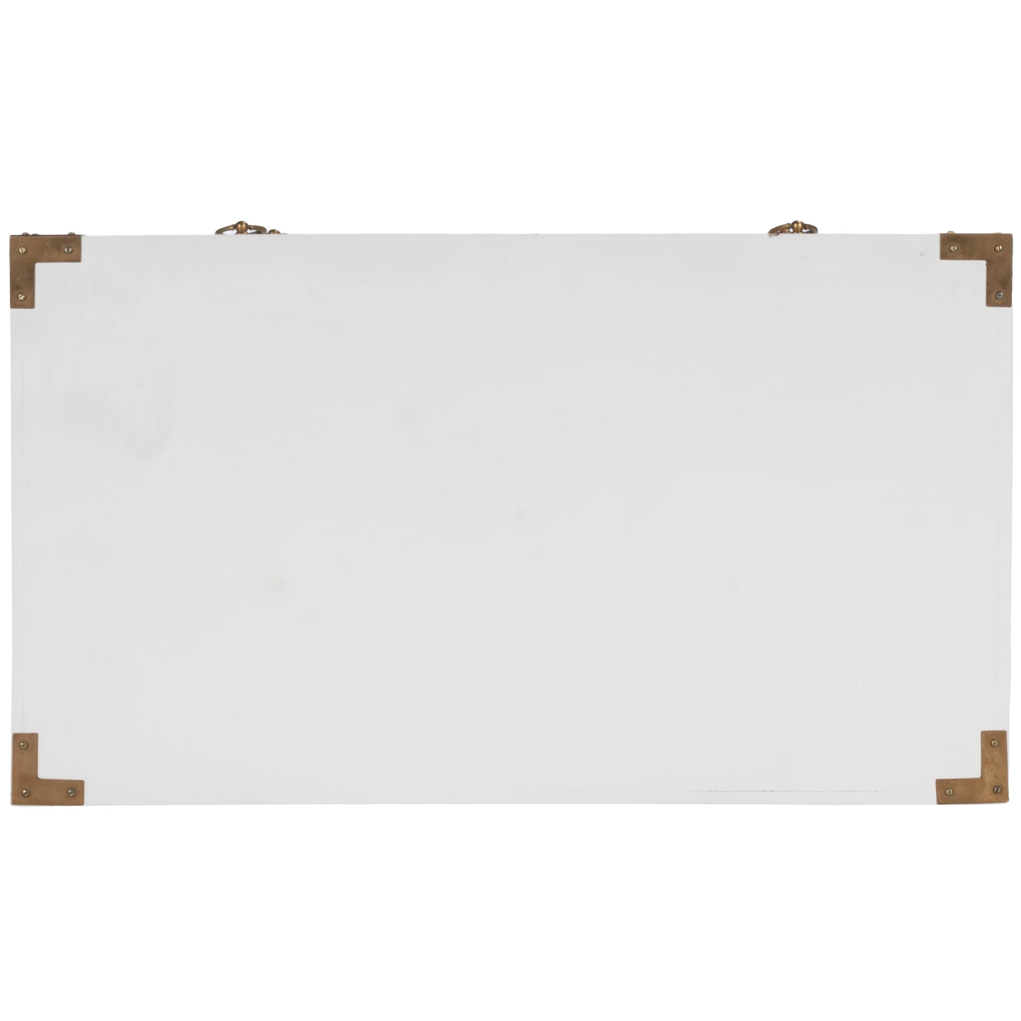 Forster Glossy White Campaign Chest By Homeroots - Image 8