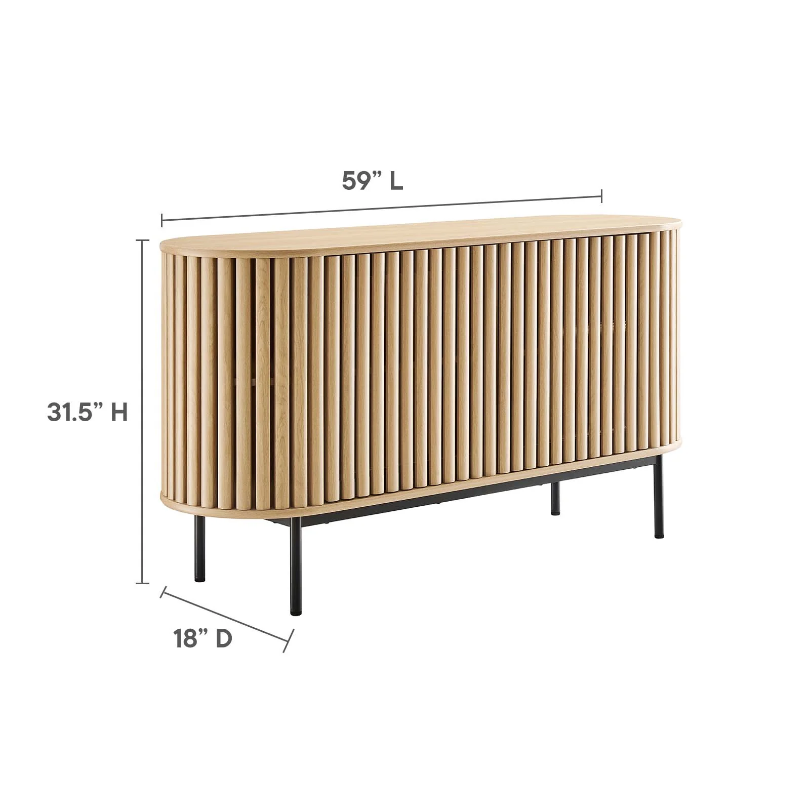 Fortitude 59” Oval Sideboard By Modway - EEI-6590 - Image 10