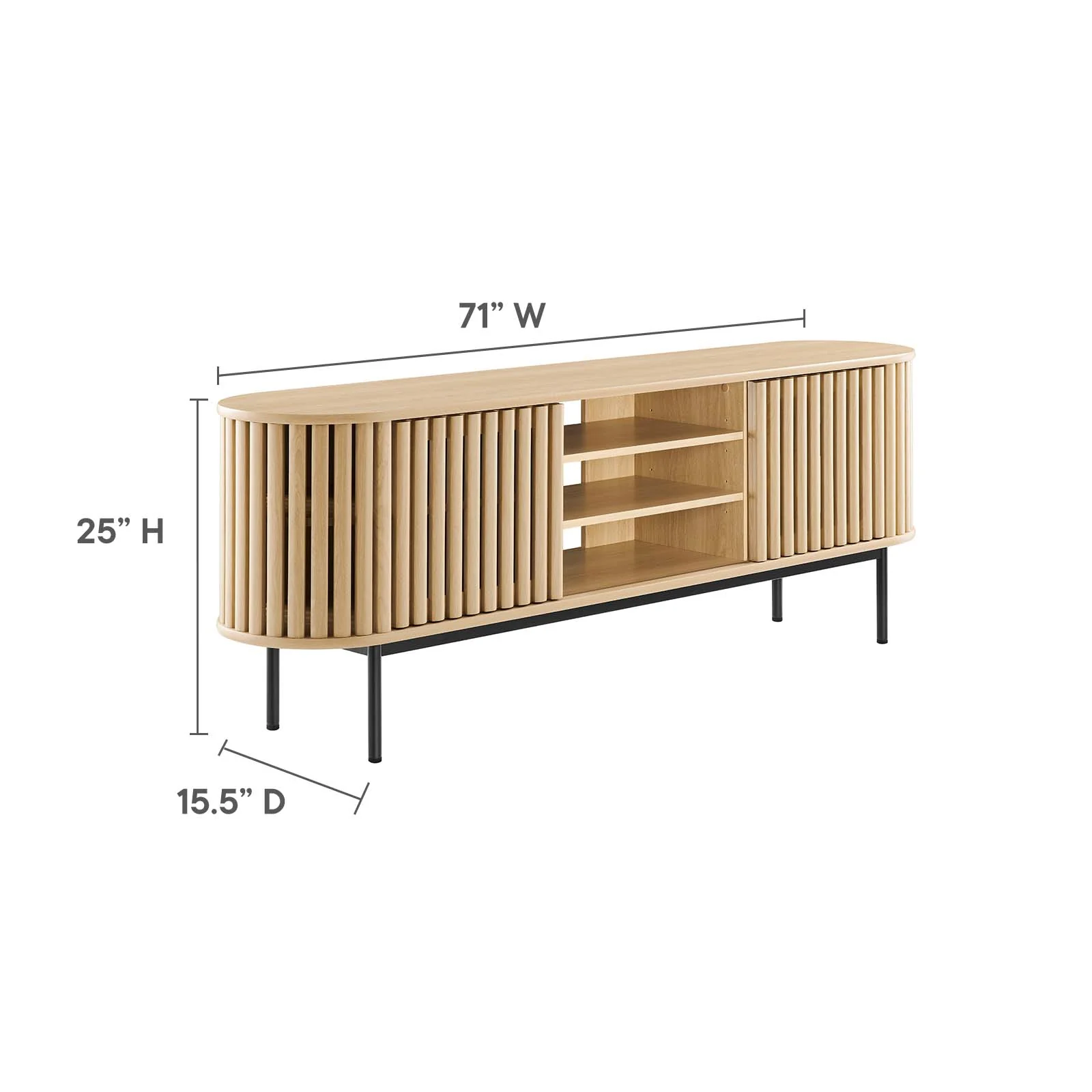Fortitude 71" TV Stand By Modway - EEI-6522 - Image 9