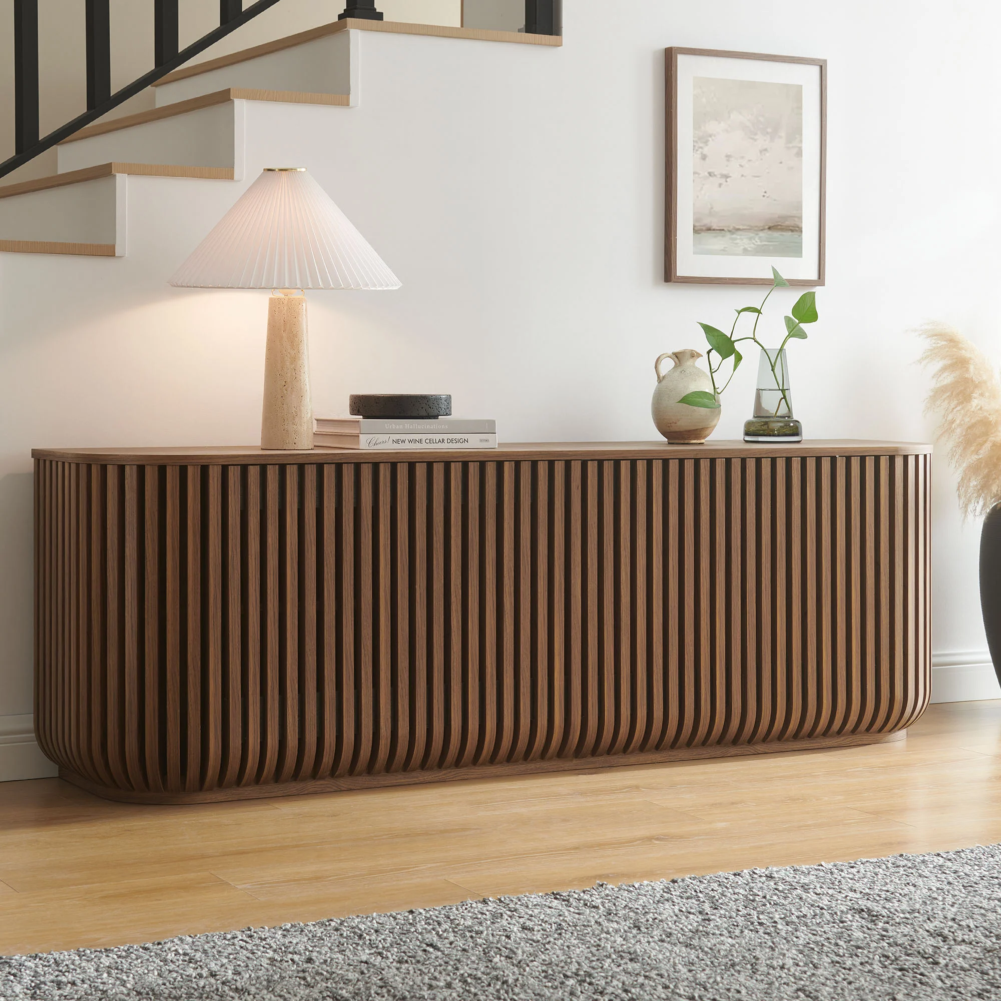 Fortitude 75" Curved Sideboard Storage Cabinet by Modway - Image 8