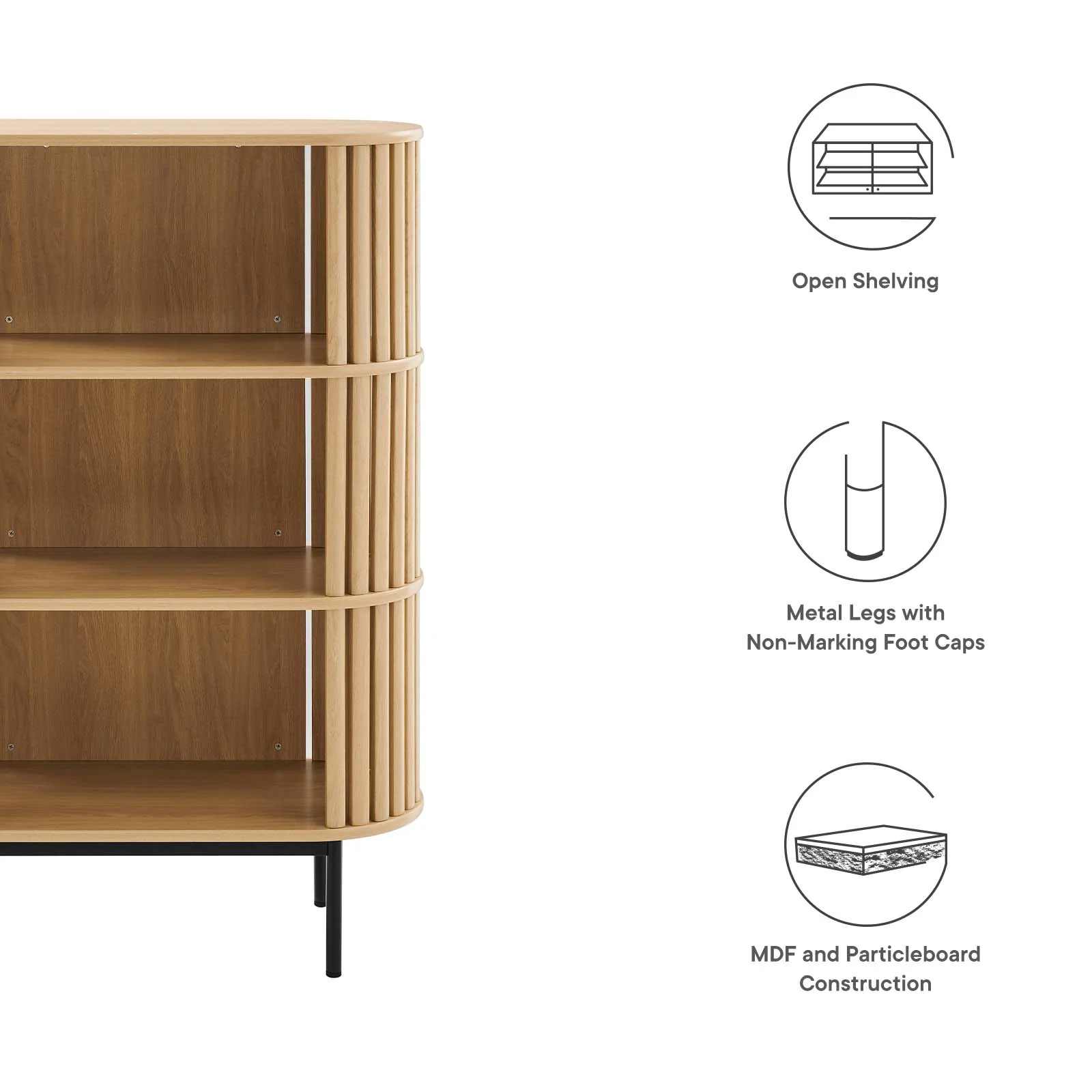Fortitude Three Tier Display Cabinet By Modway - EEI-6524 - Image 7