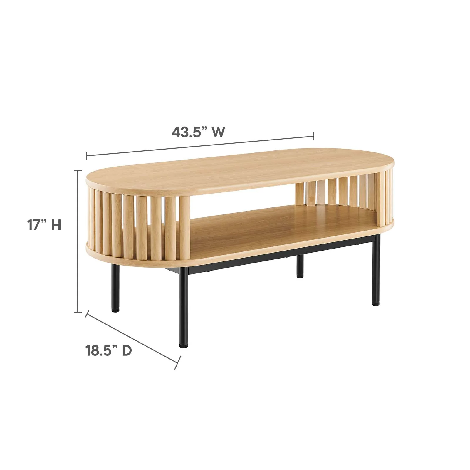 Fortitude Wood Coffee Table By Modway - EEI-6525 - Image 7