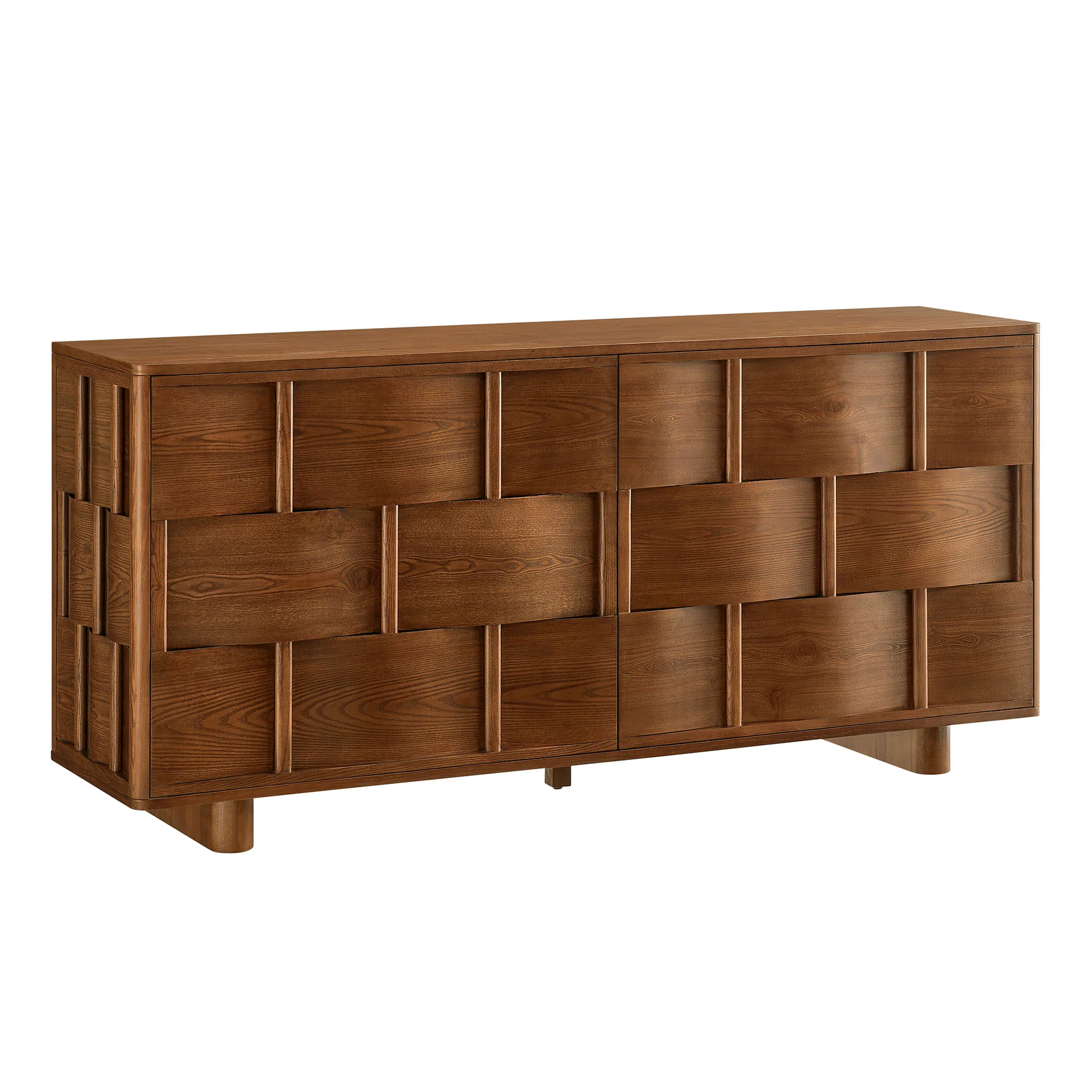 Foundry 71" Woven Design Buffet Storage Cabinet by Modway - Image 11