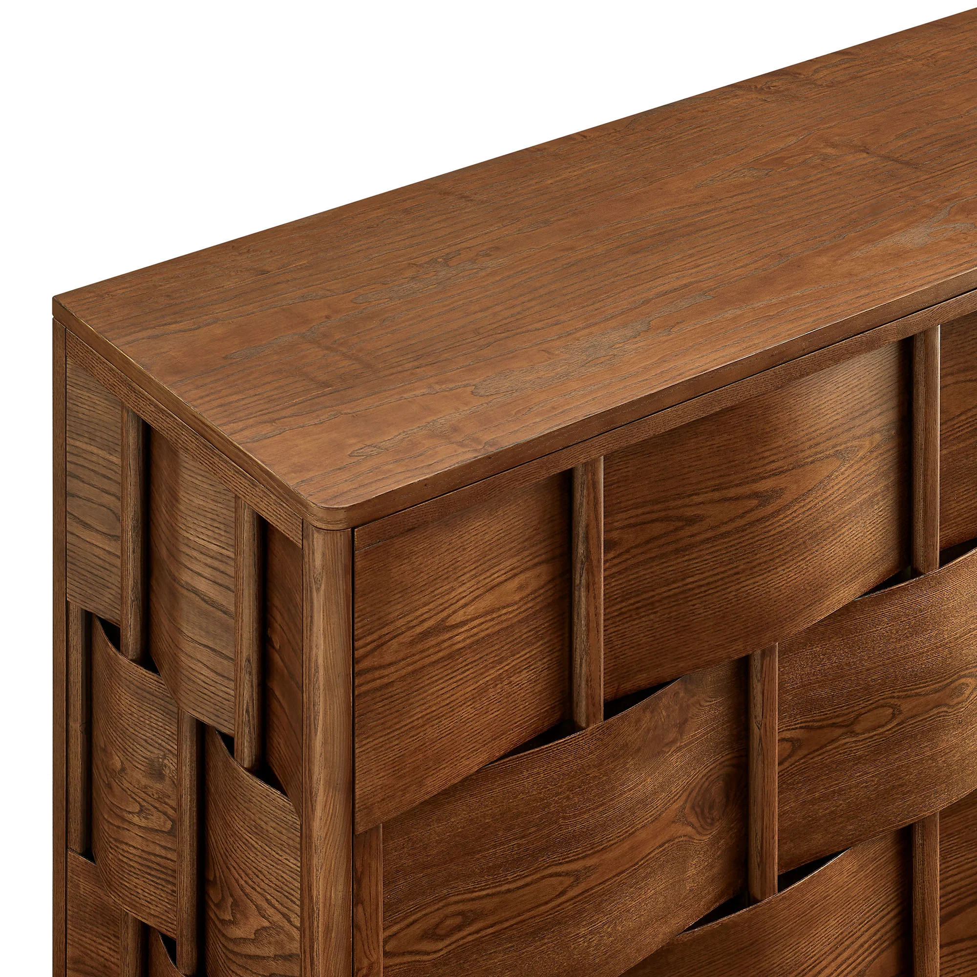 Foundry 71" Woven Design Buffet Storage Cabinet by Modway - Image 15