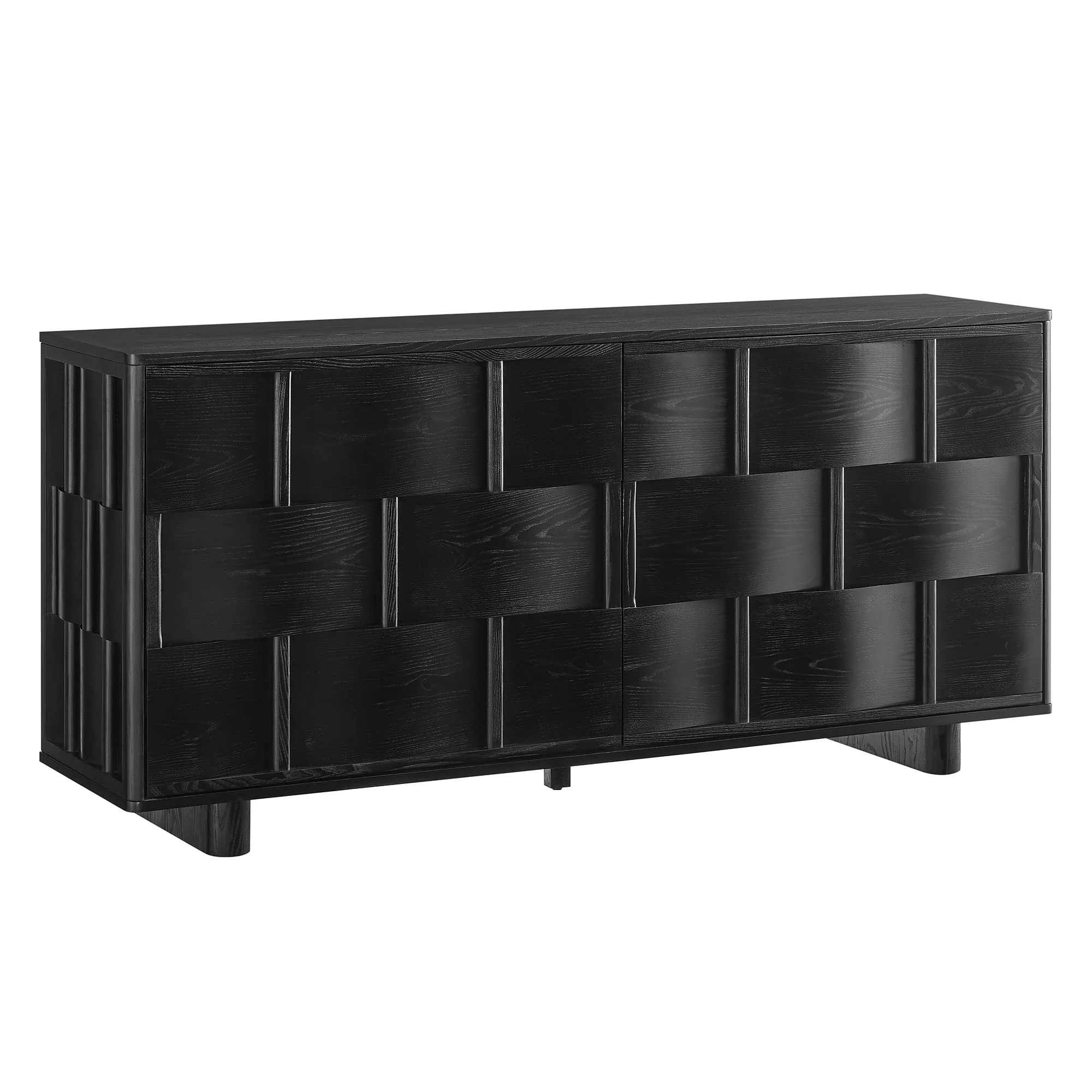 Foundry 71" Woven Design Buffet Storage Cabinet by Modway - Image 2