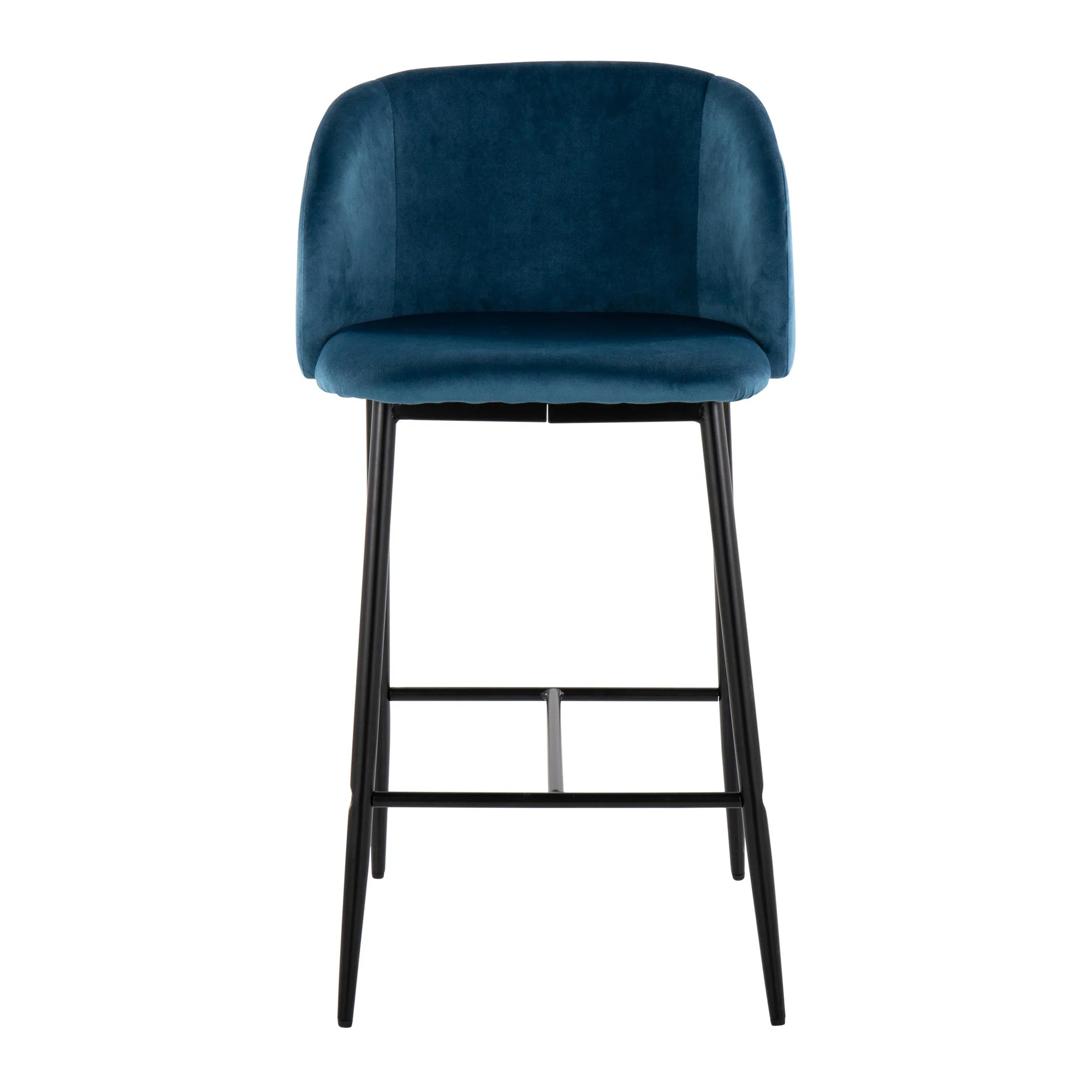 Fran 26" Fixed-Height Counter Stool - Set of 2 Black By LumiSource - Image 11