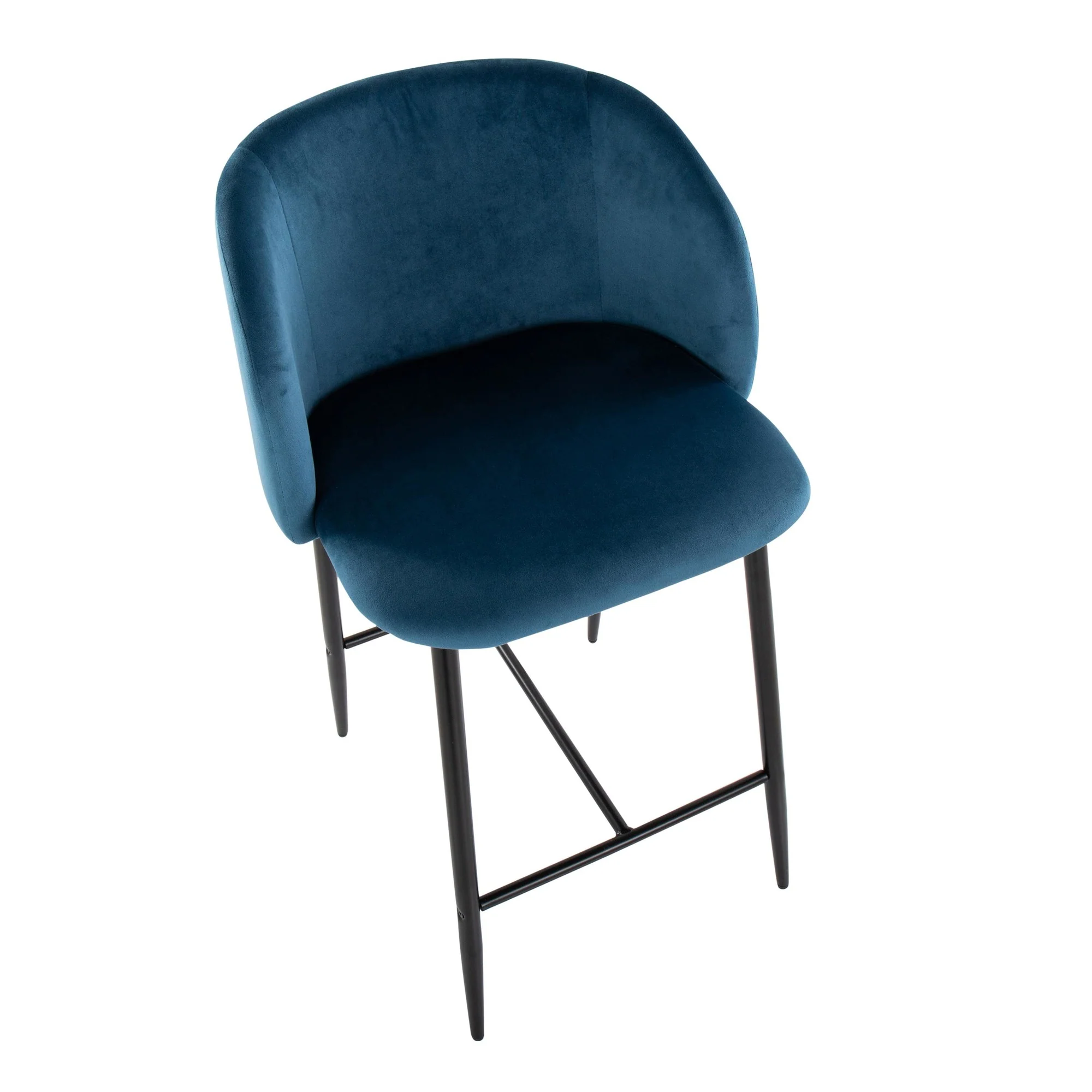 Fran 26" Fixed-Height Counter Stool - Set of 2 Black By LumiSource - Image 12
