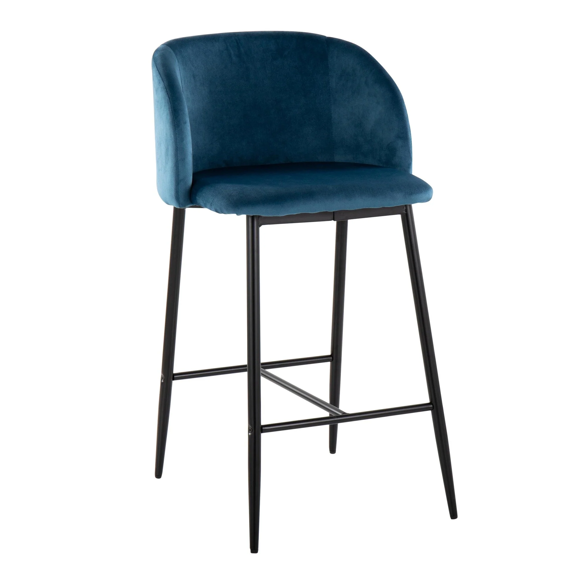 Fran 26" Fixed-Height Counter Stool - Set of 2 Black By LumiSource - Image 15