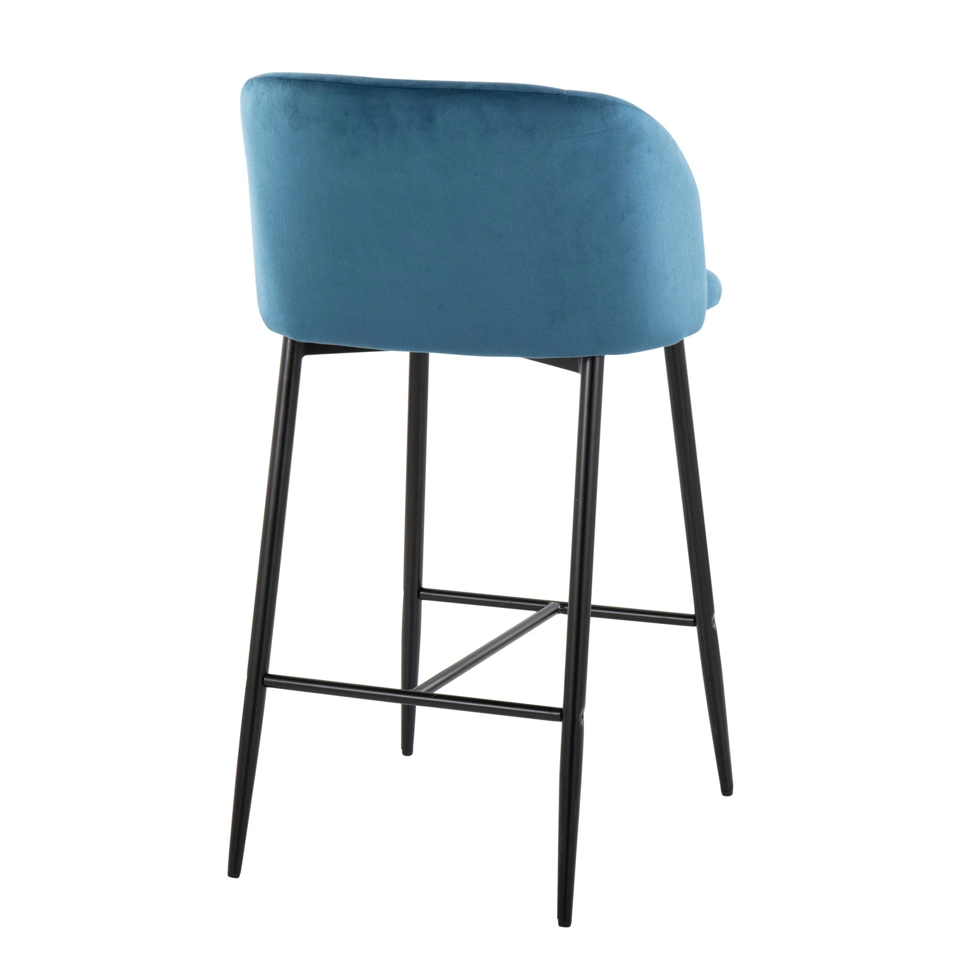 Fran 26" Fixed-Height Counter Stool - Set of 2 Black By LumiSource - Image 17